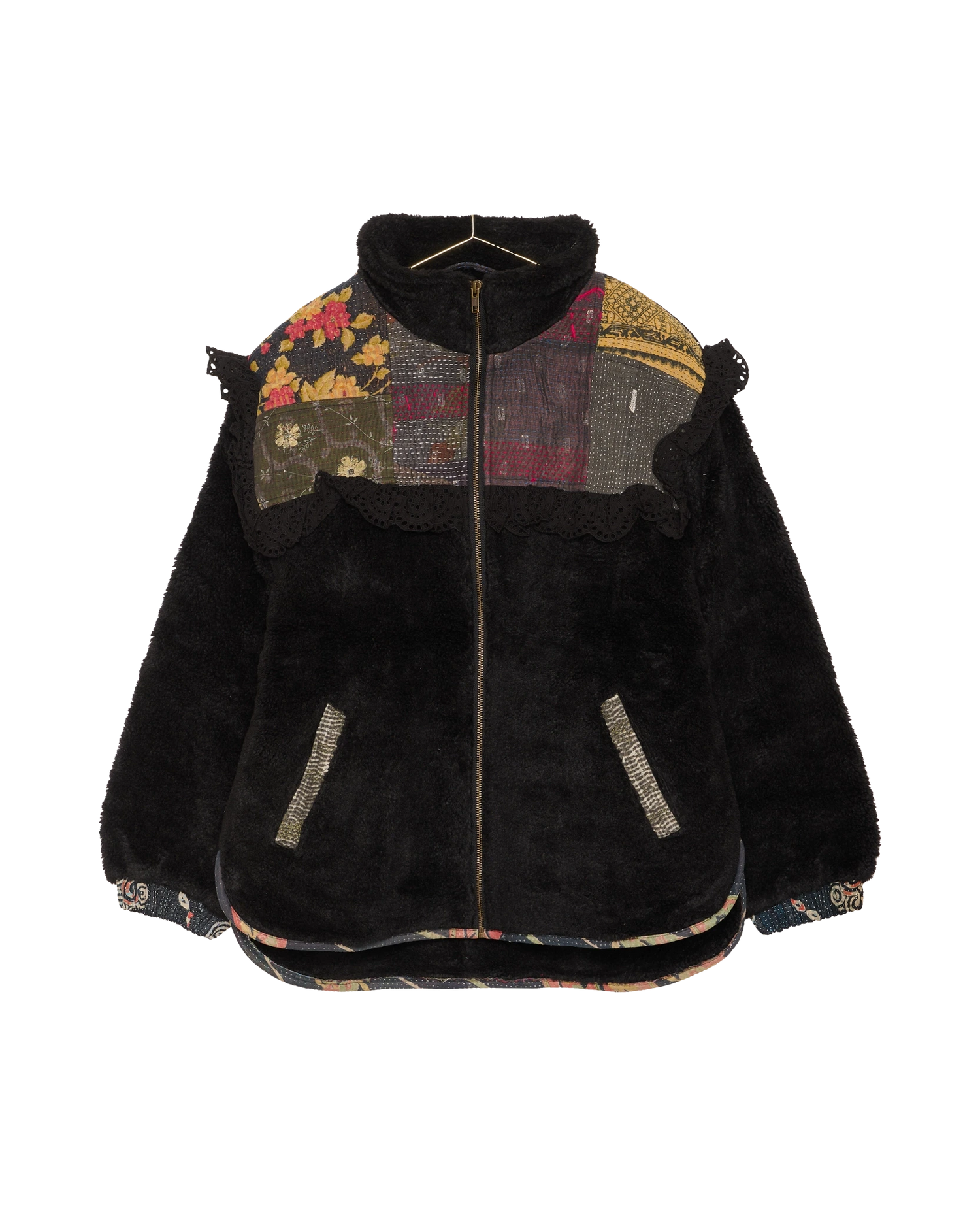 Vilma Jacket - Black Kantha No. 152