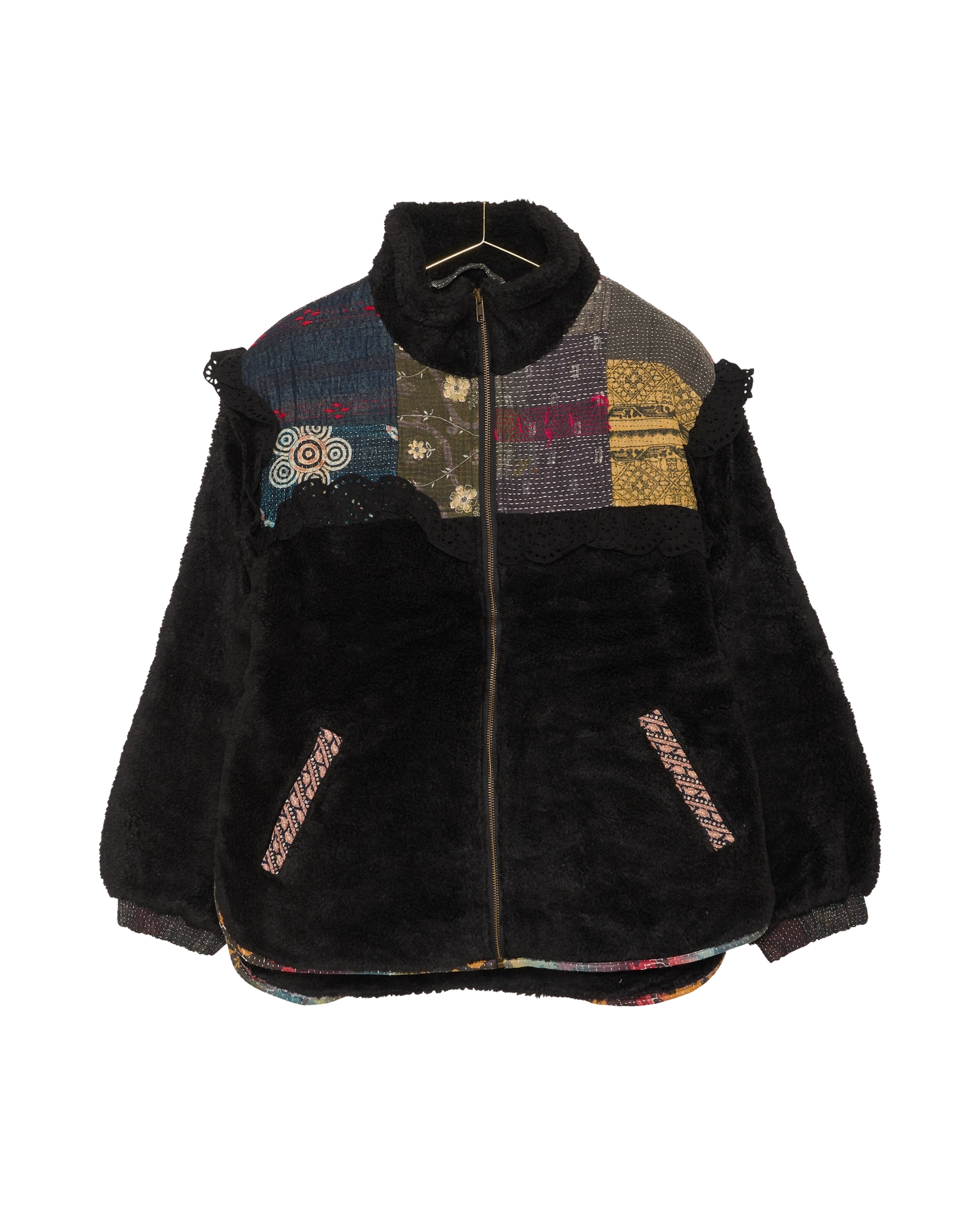 Vilma Jacket - Black Kantha No. 154