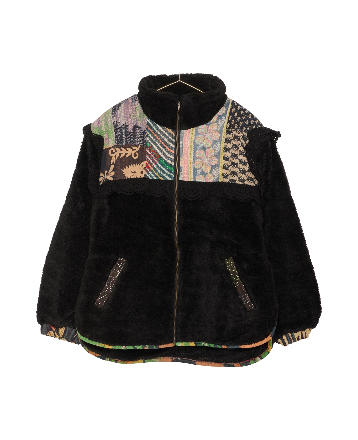 Vilma Jacket - Black Kantha No. 155