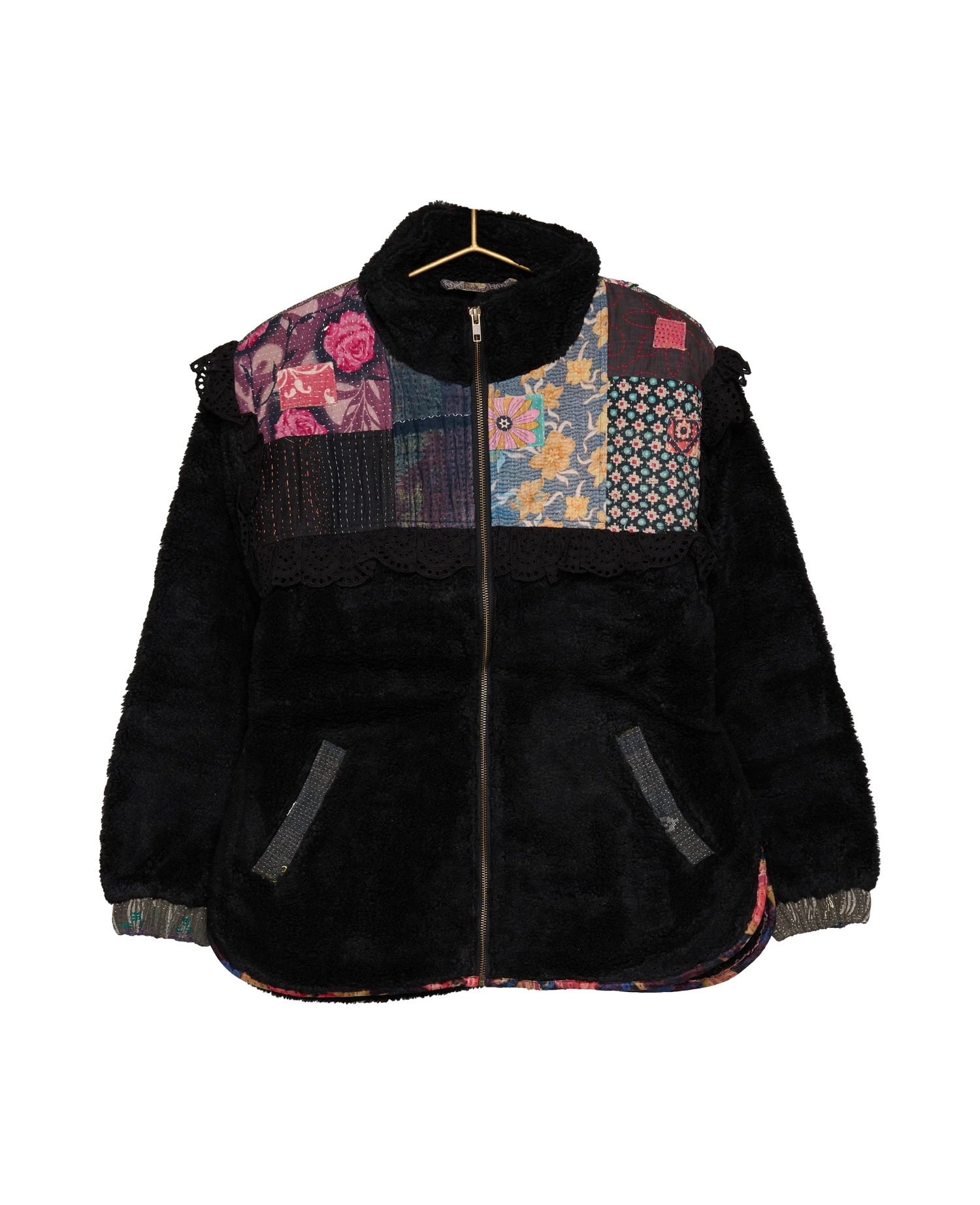 Vilma Jacket - Black Kantha No. 22