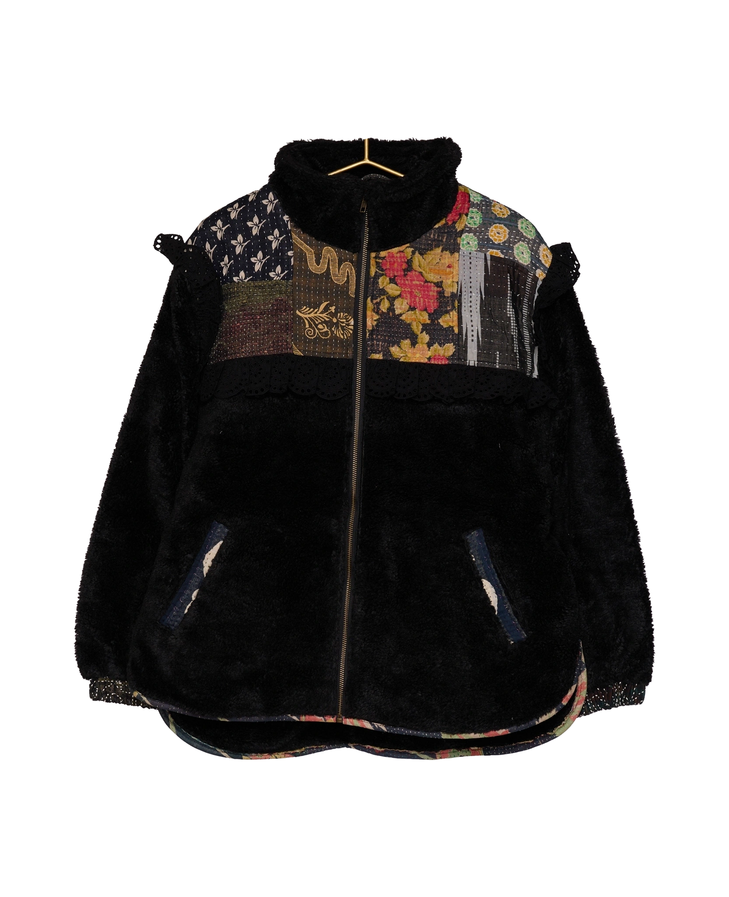 Vilma Jacket - Black Kantha No. 29