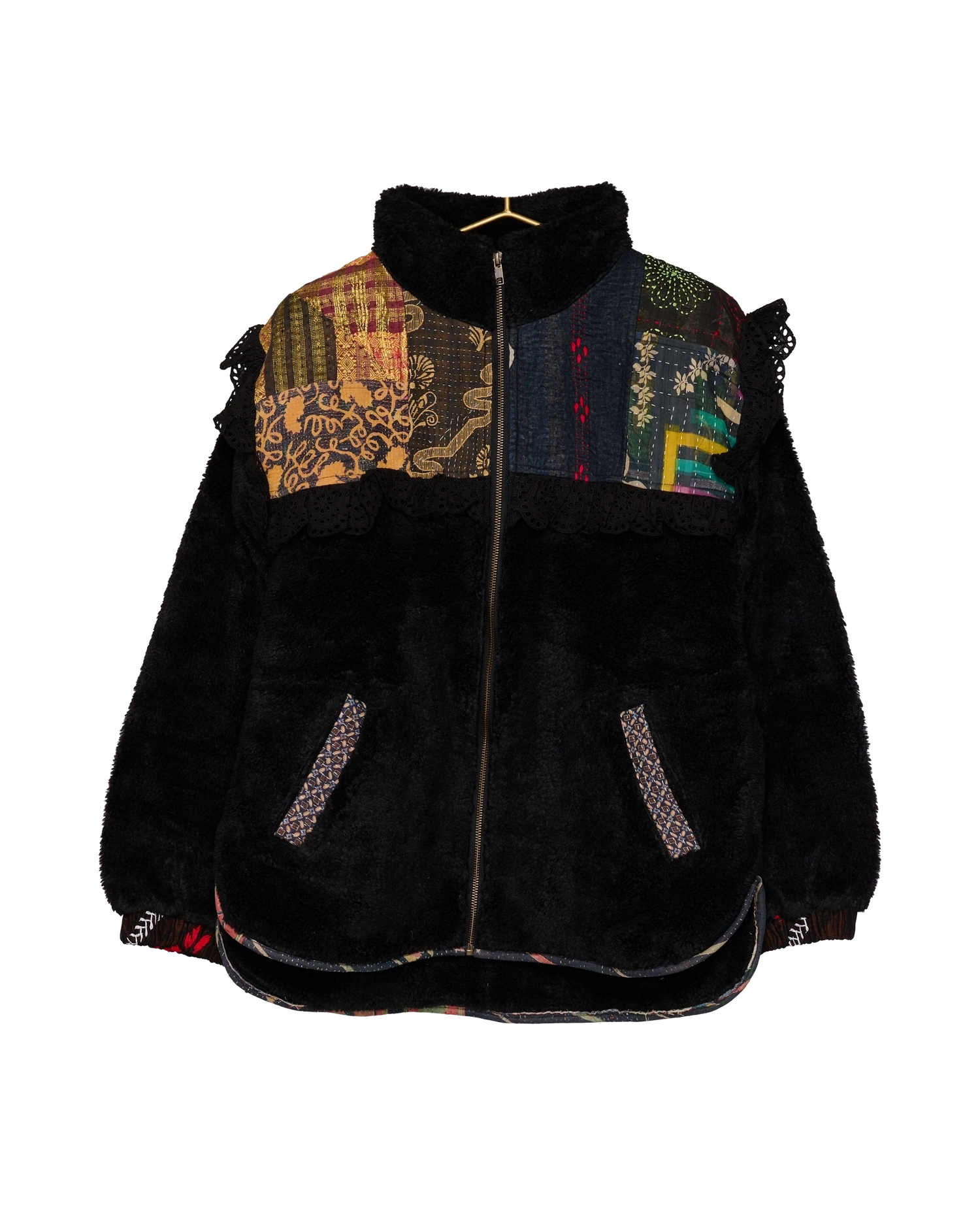 Vilma Jacket - Black Kantha No. 30