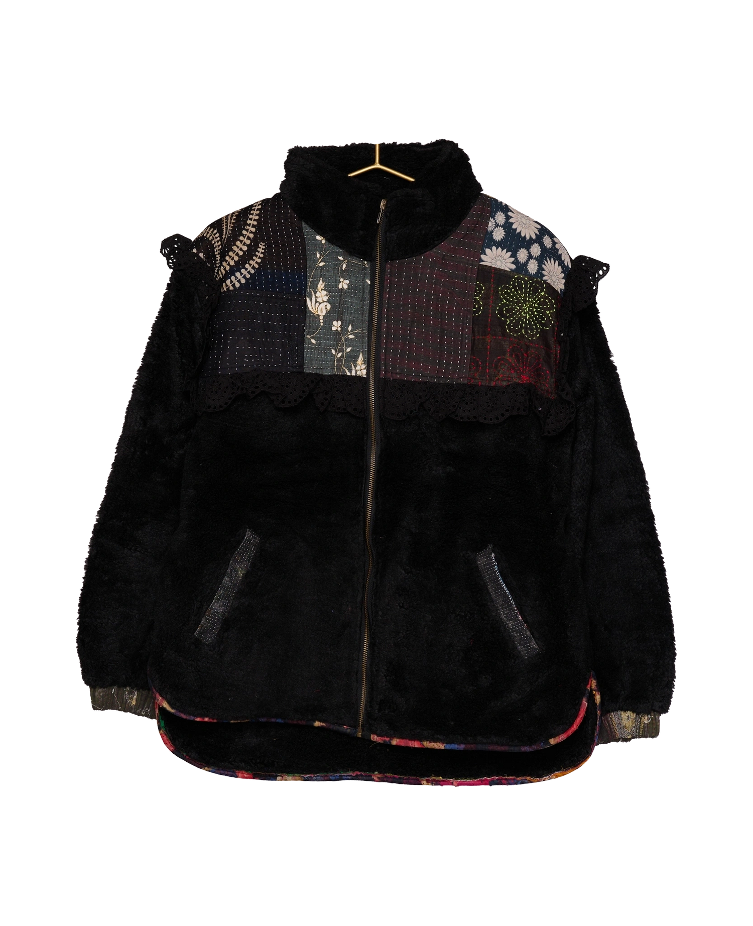 Vilma Jacket - Black Kantha No. 31