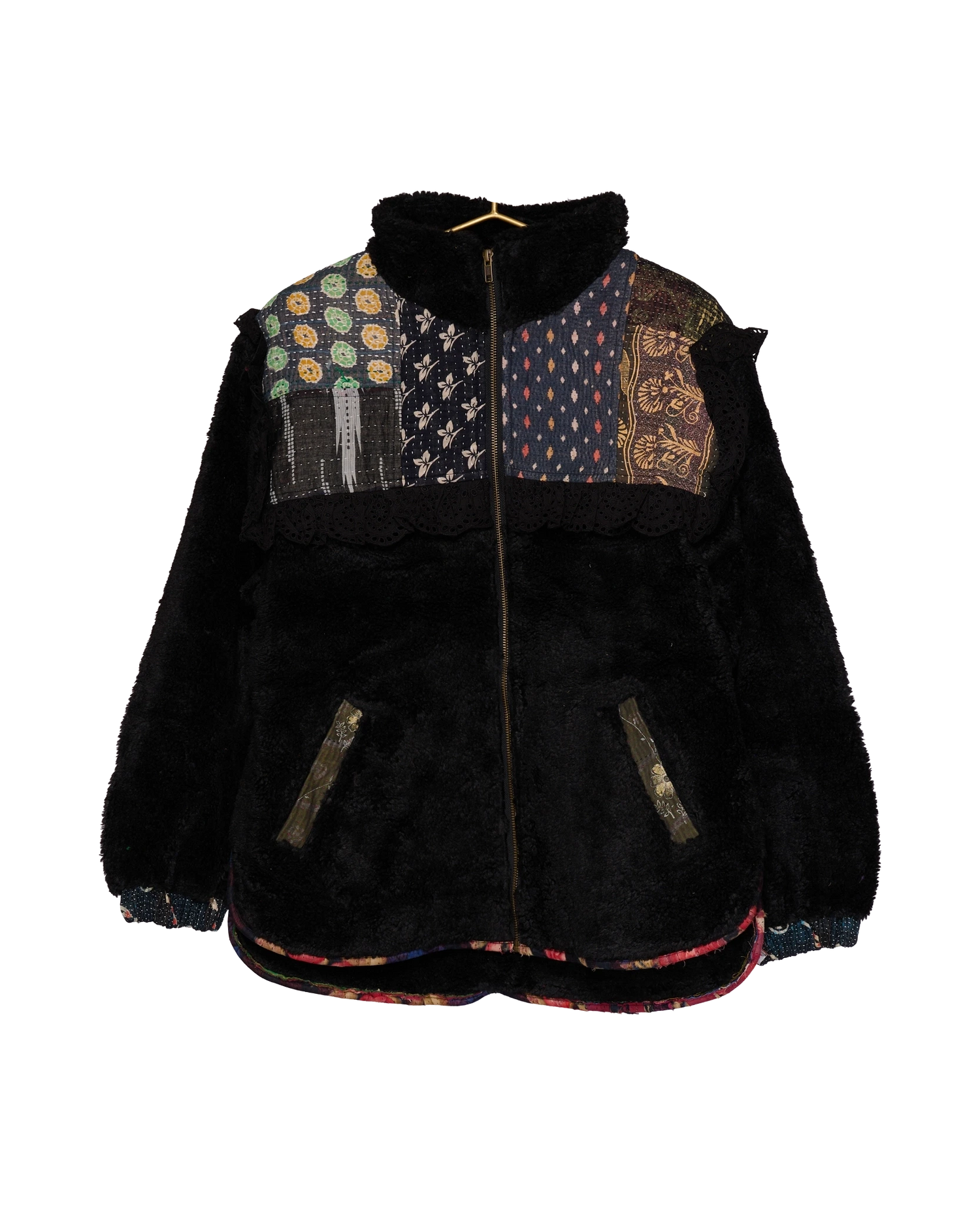 Vilma Jacket - Black Kantha No. 33