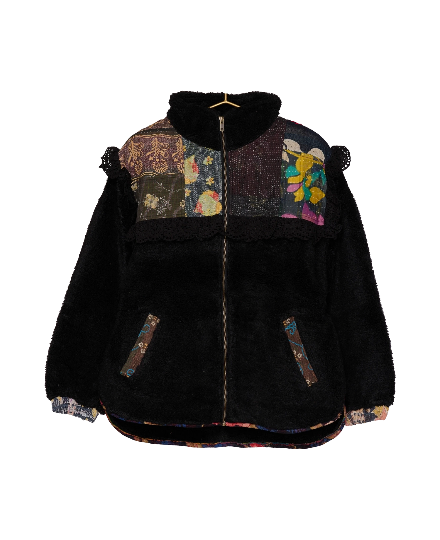 Vilma Jacket - Black Kantha No. 34