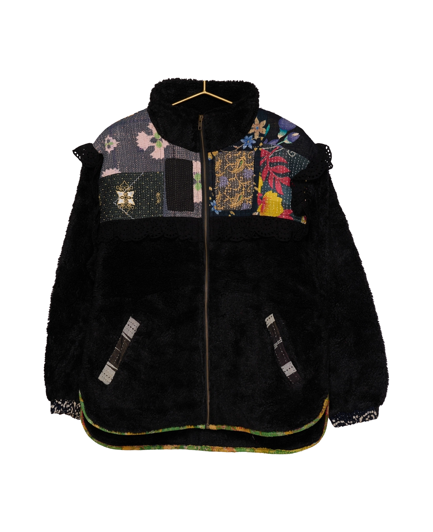 Vilma Jacket - Black Kantha No. 35