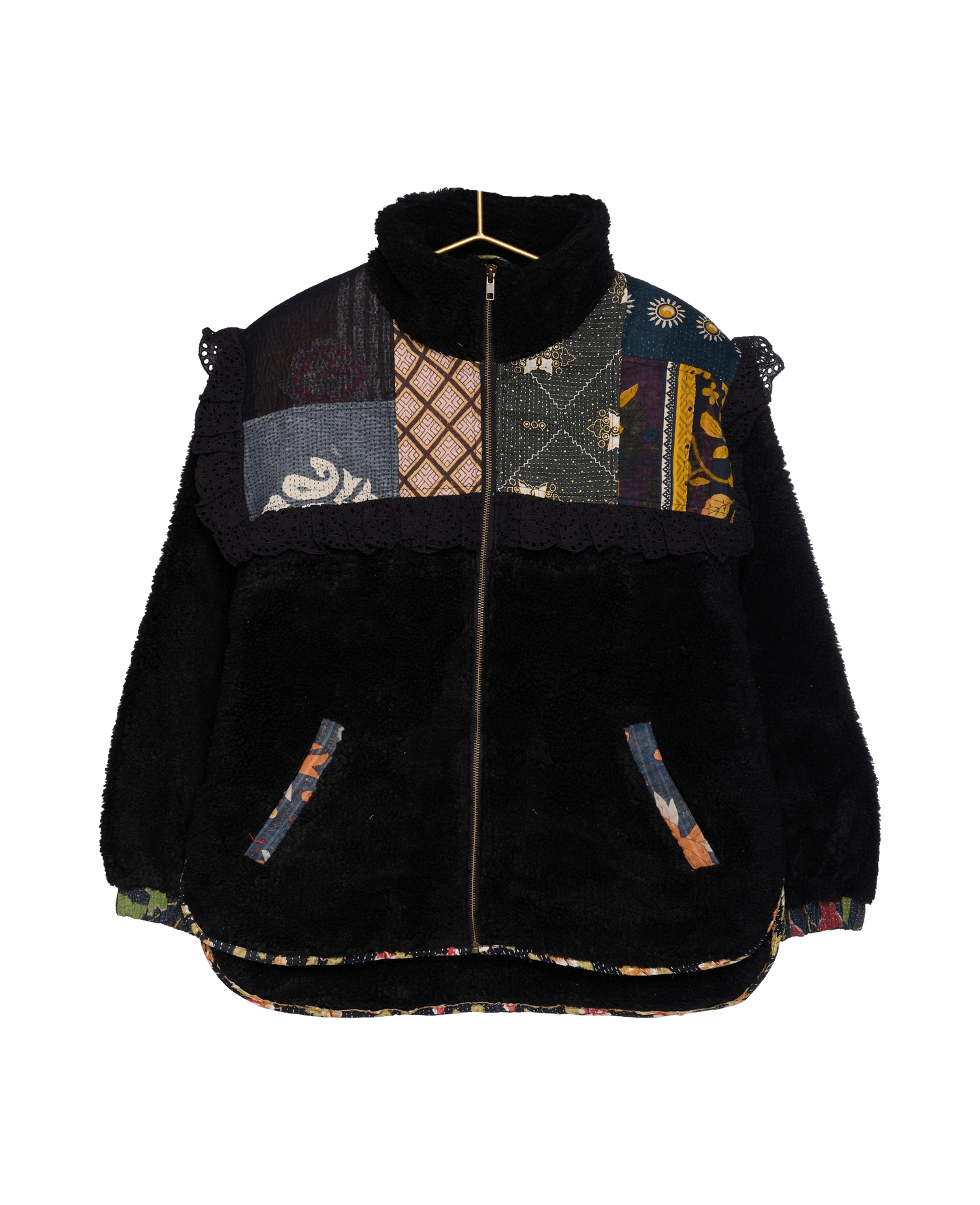 Vilma Jacket - Black Kantha No. 4