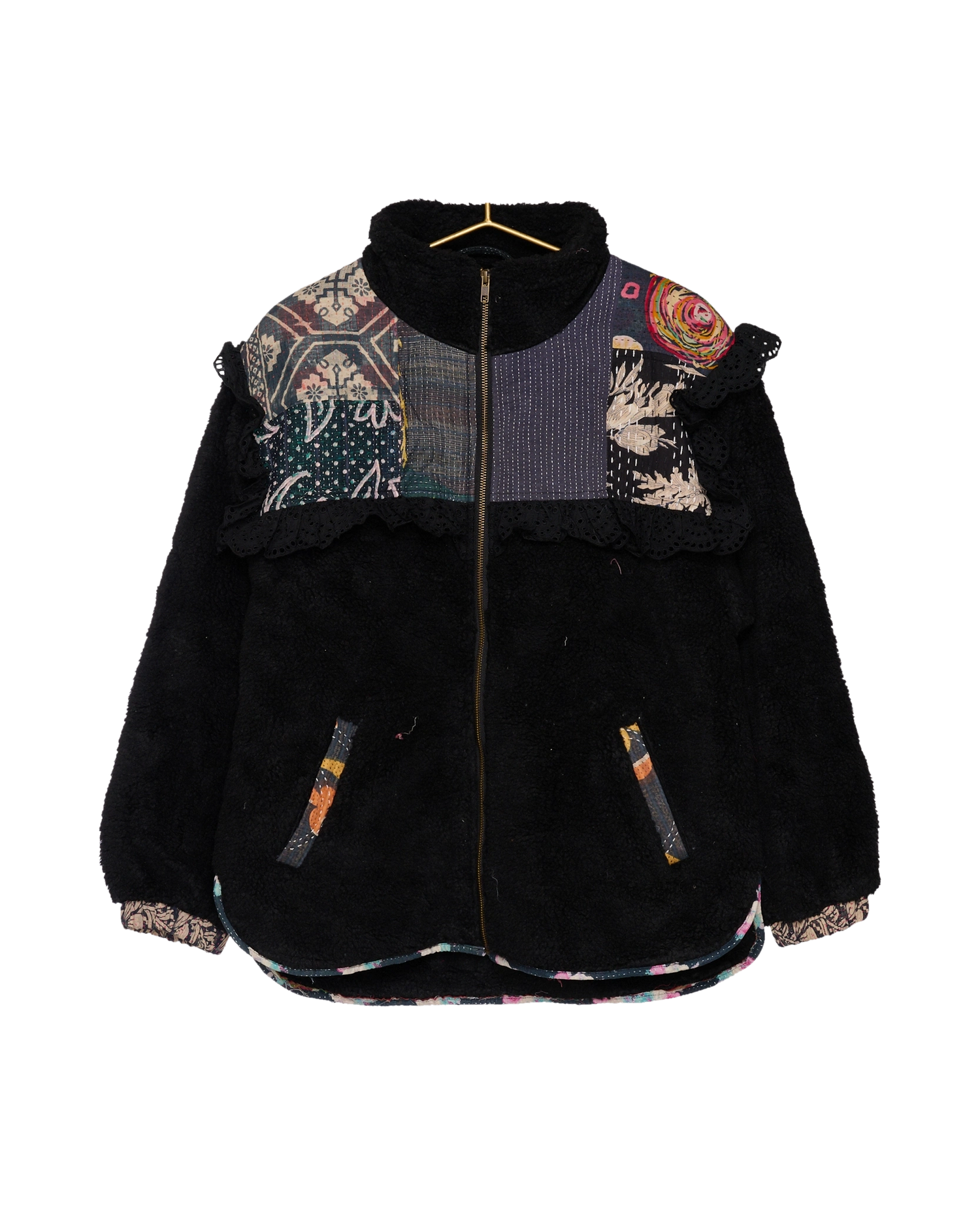 Vilma Jacket - Black Kantha No. 41