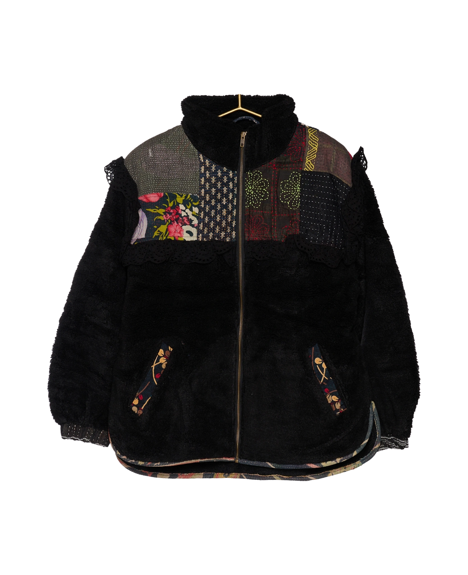 Vilma Jacket - Black Kantha No. 62