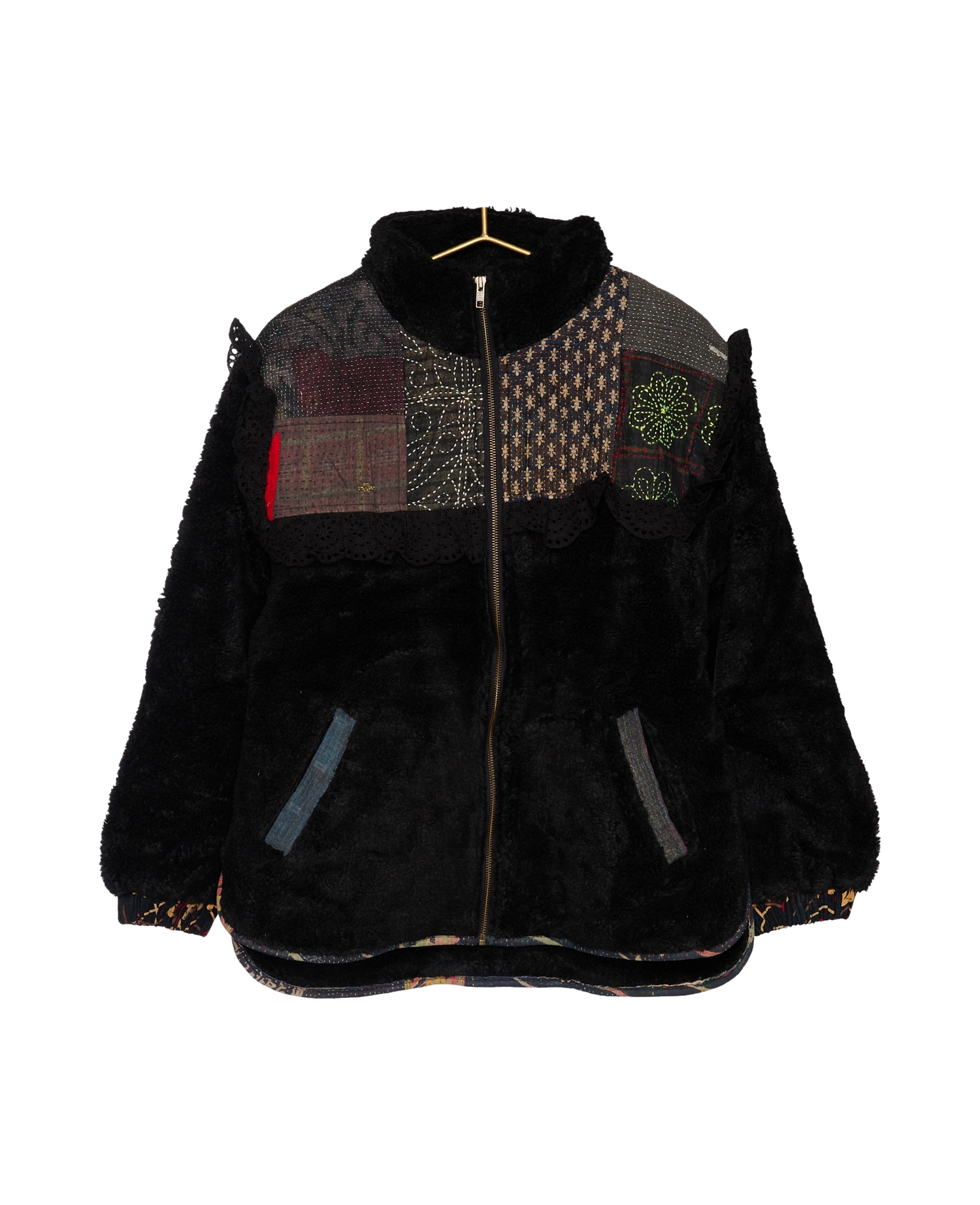 Vilma Jacket - Black Kantha No. 63