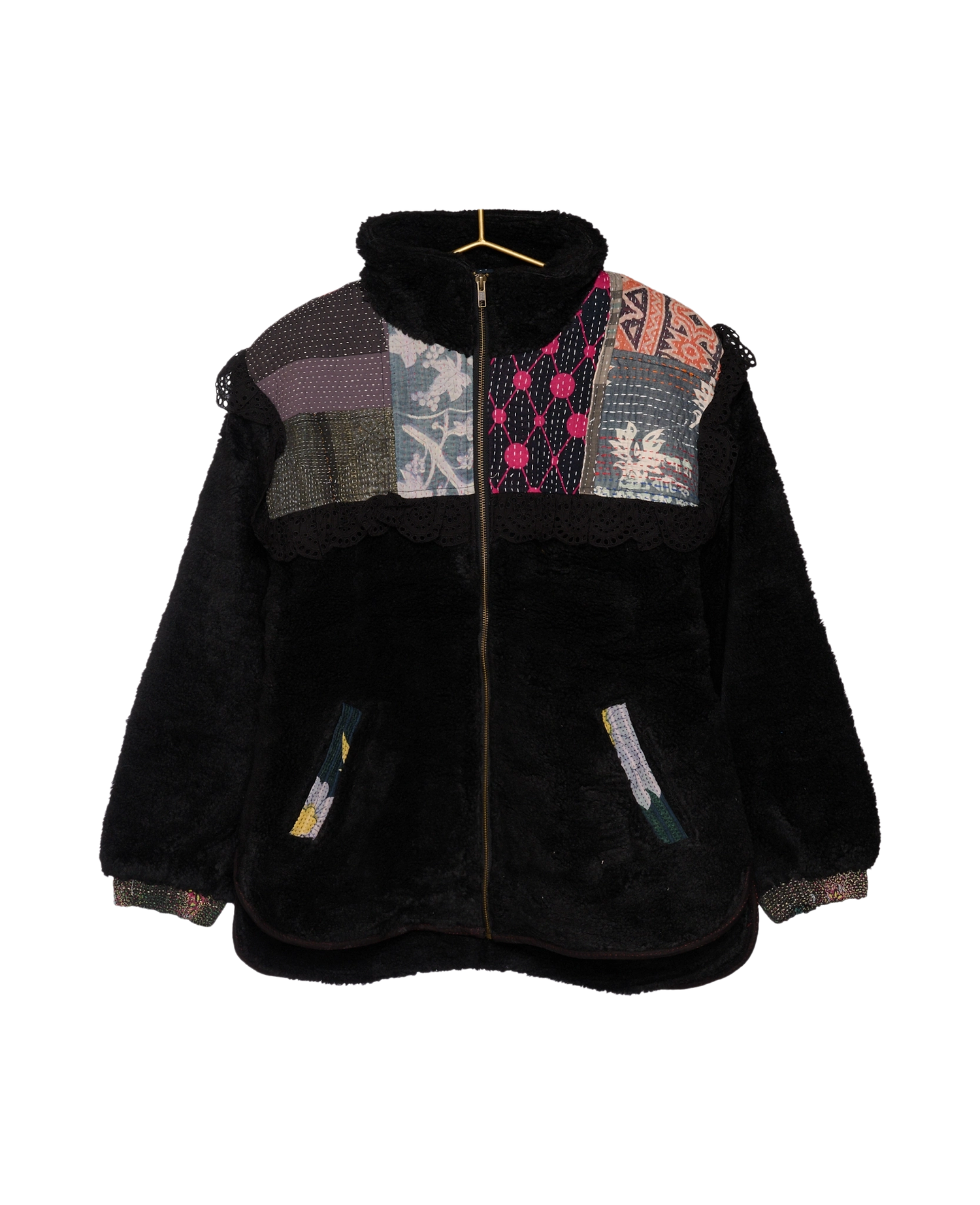 Vilma Jacket - Black Kantha No. 72