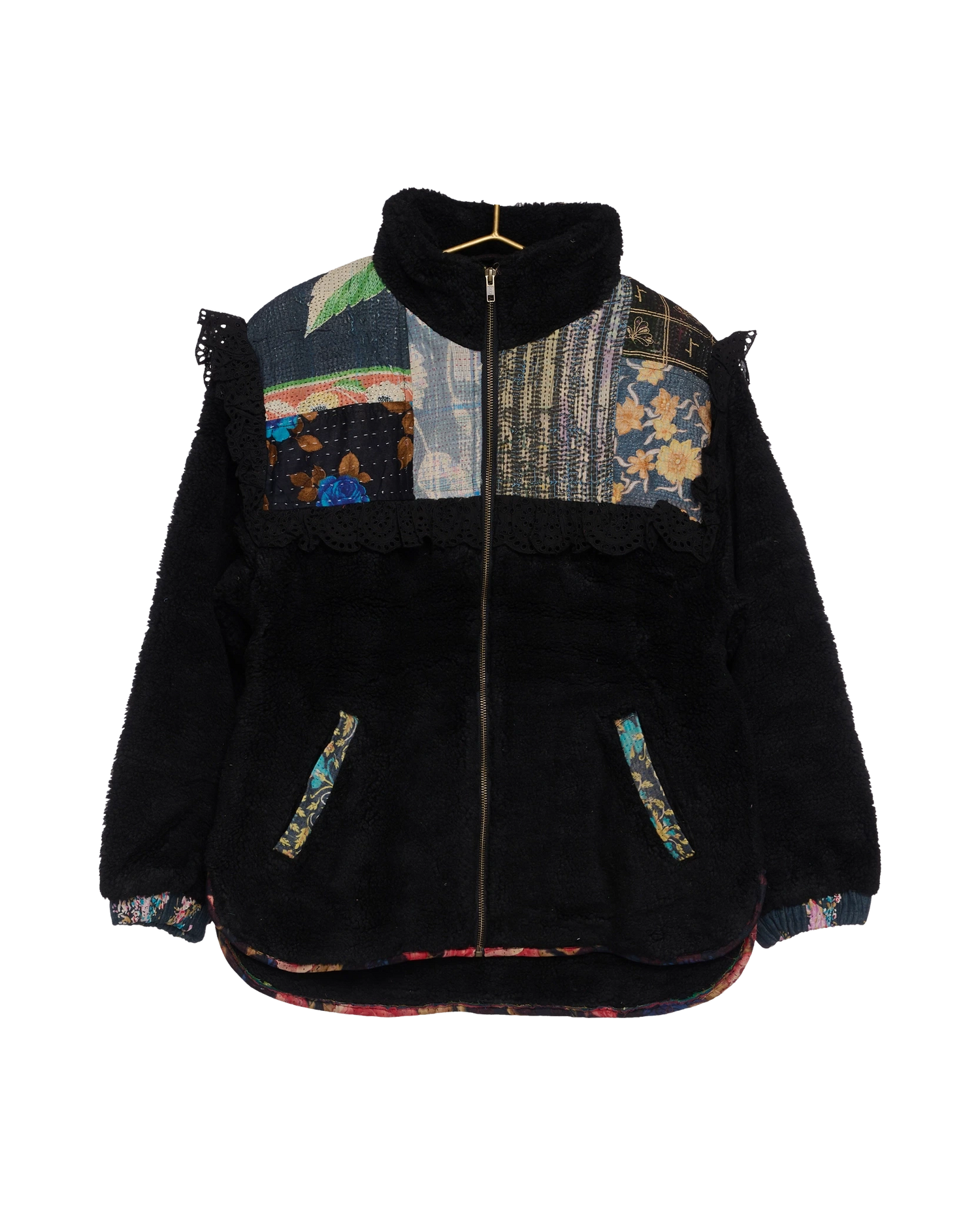 Vilma Jacket - Black Kantha No. 80