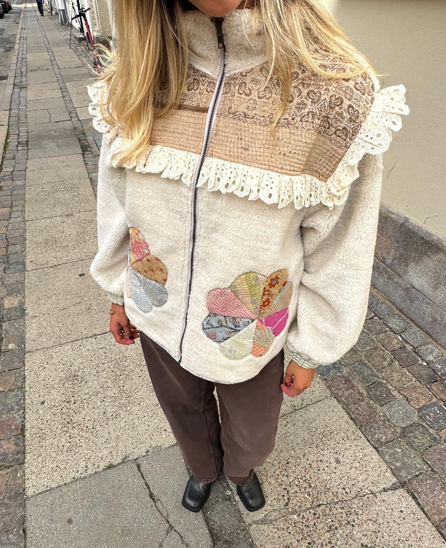 Vilma Jacket - Sand Patchwork No. 22
