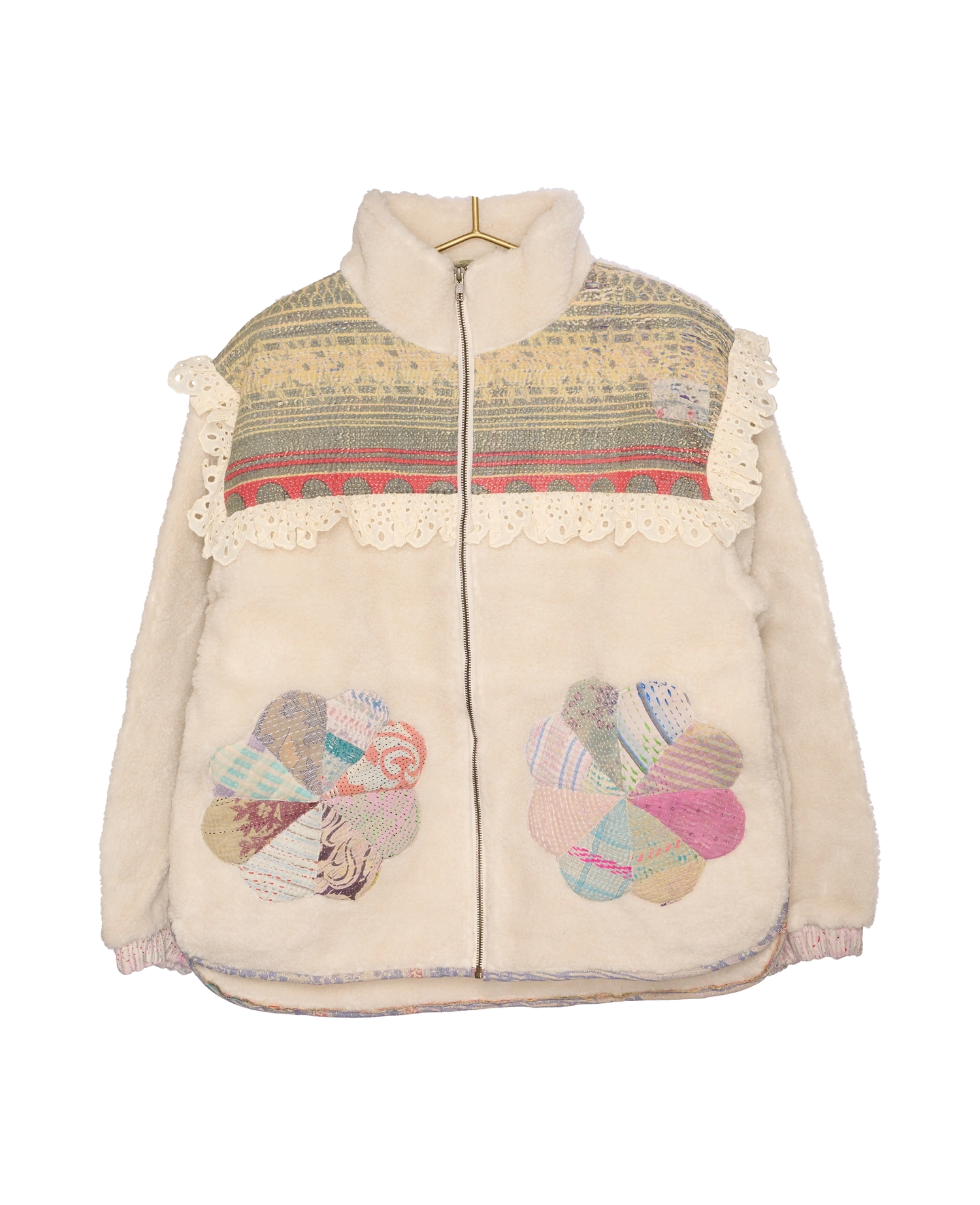 Vilma Jacket - Sand Patchwork No. 80