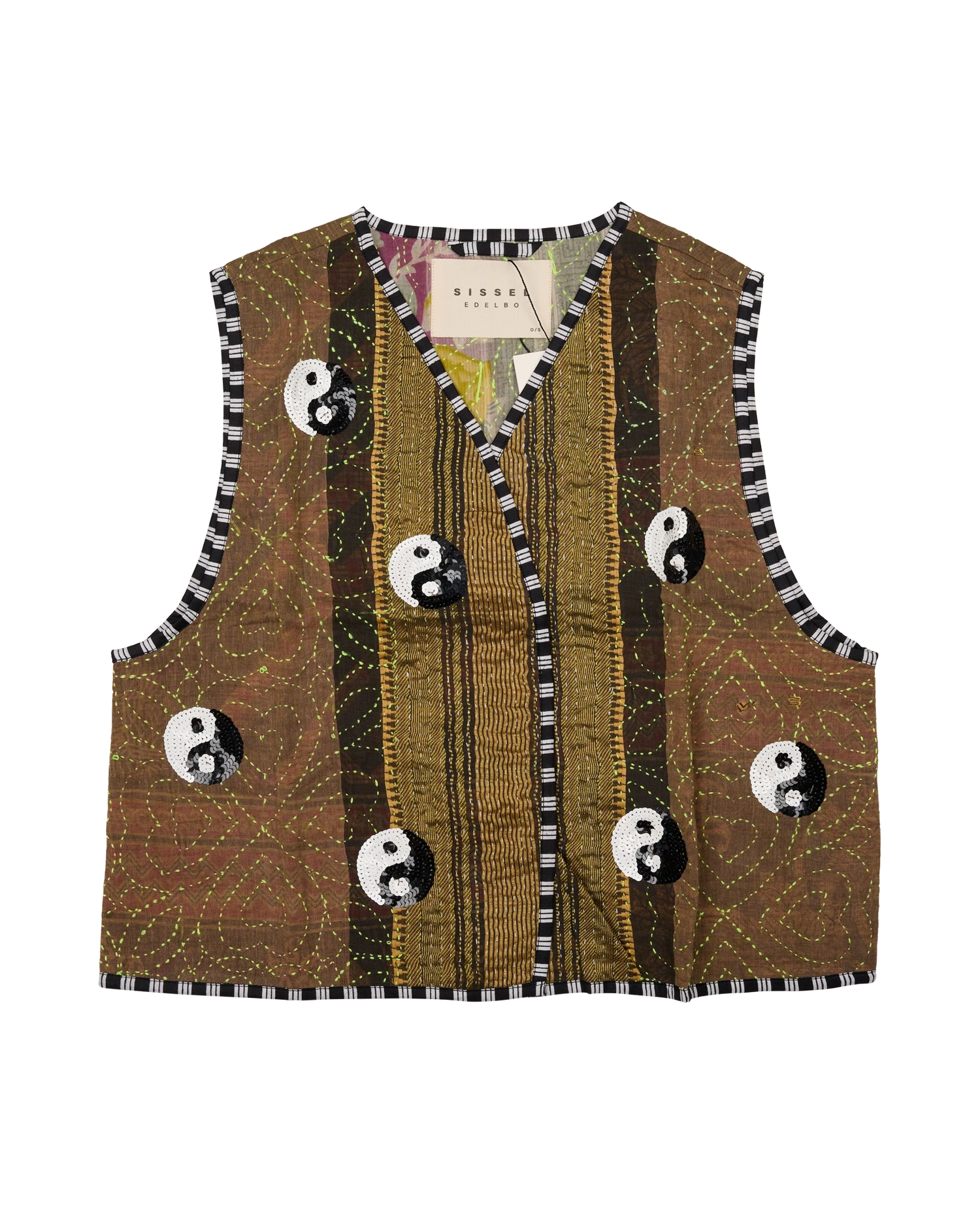 Gro Sequins Vest - Yin & Yang No. 133
