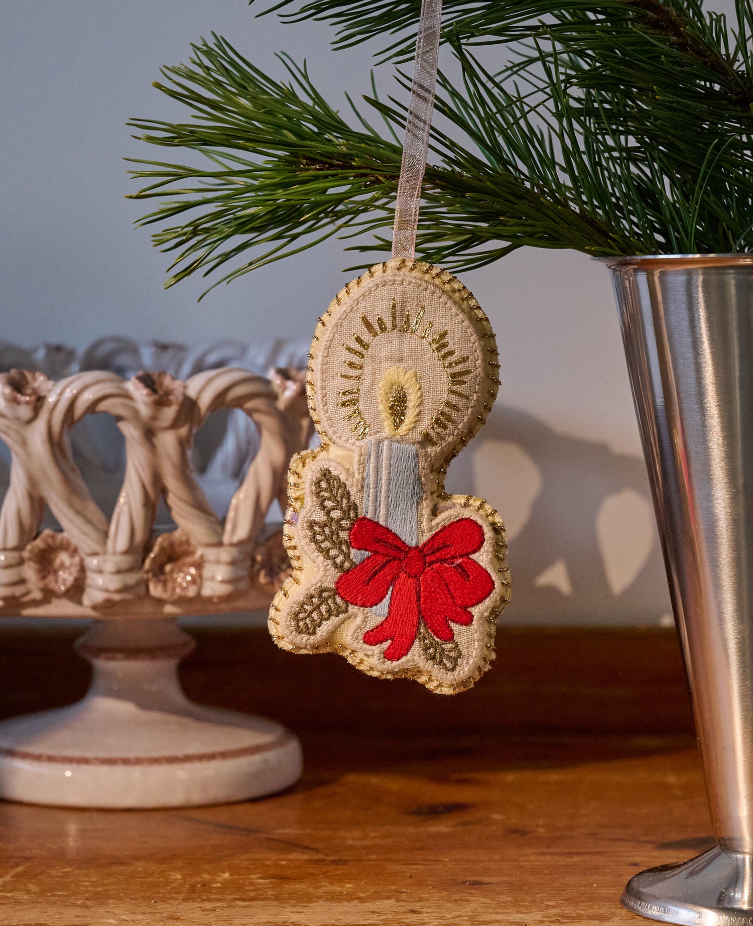 Candle SILK Ornament - No. 8