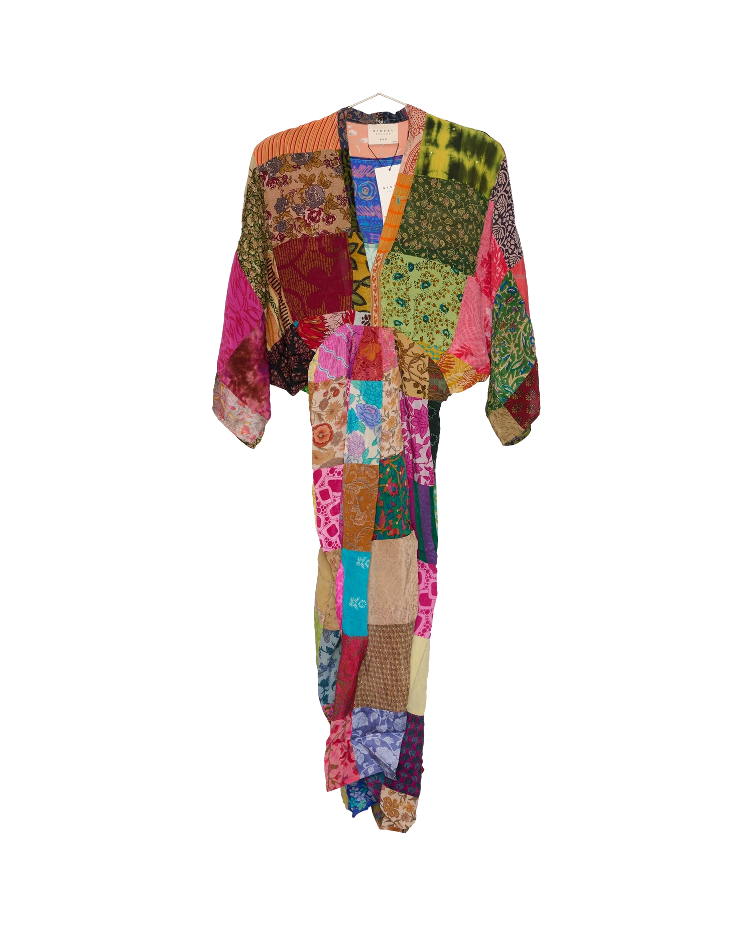 Juno SILK Patchwork Dress - No. 454