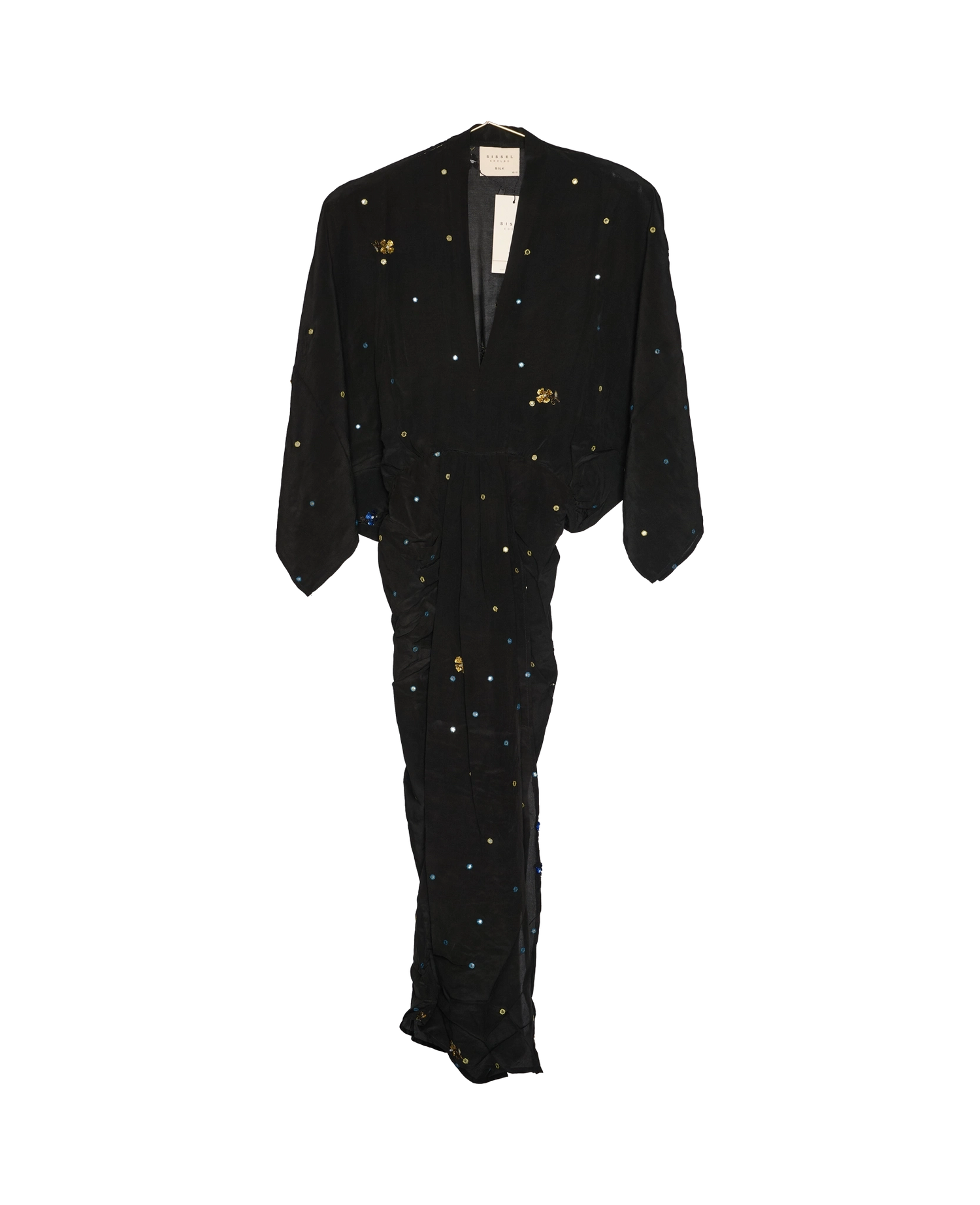 Juno SILK Dress Sparkling Black - No. 11