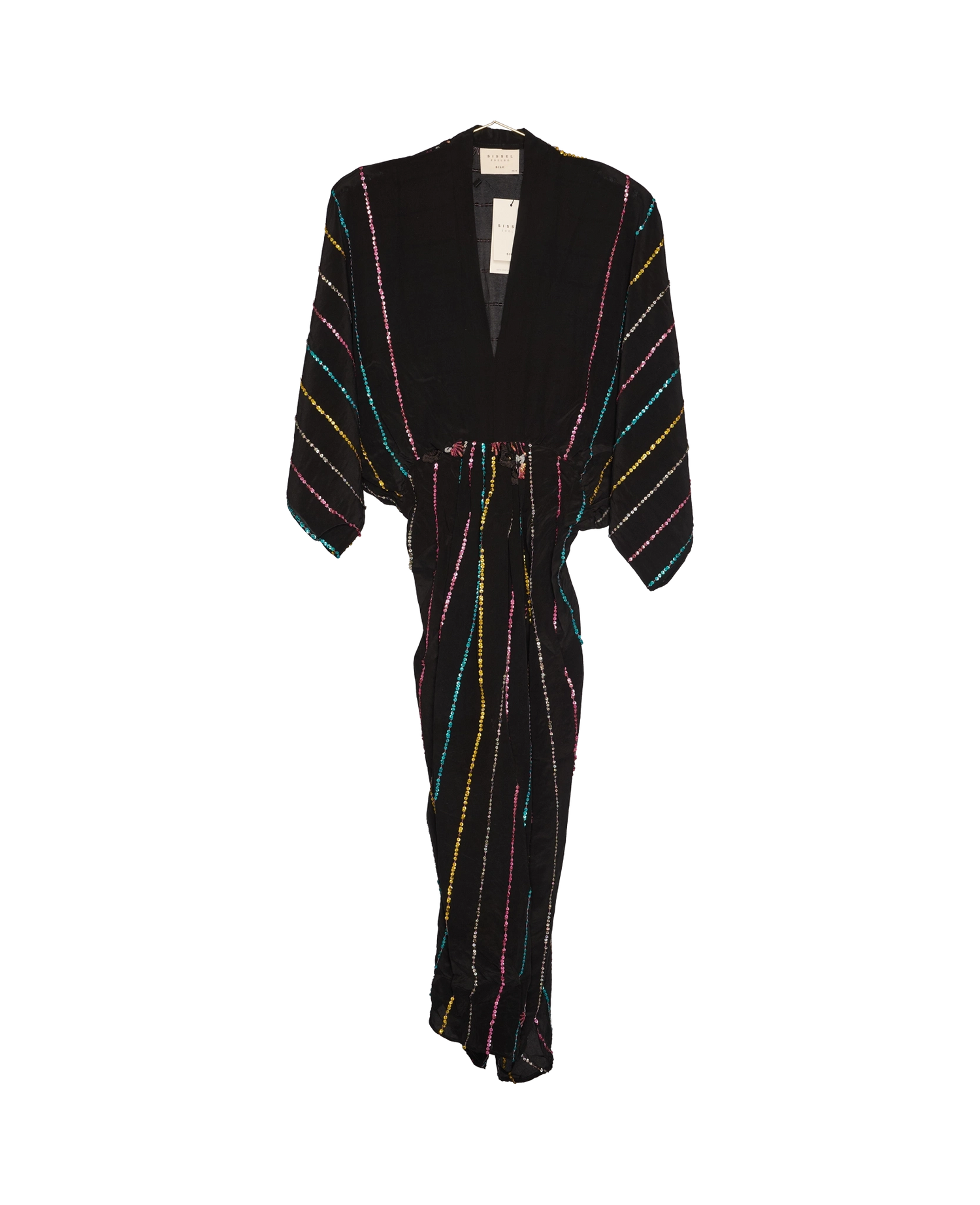 Juno SILK Dress Sparkling Black - No. 12