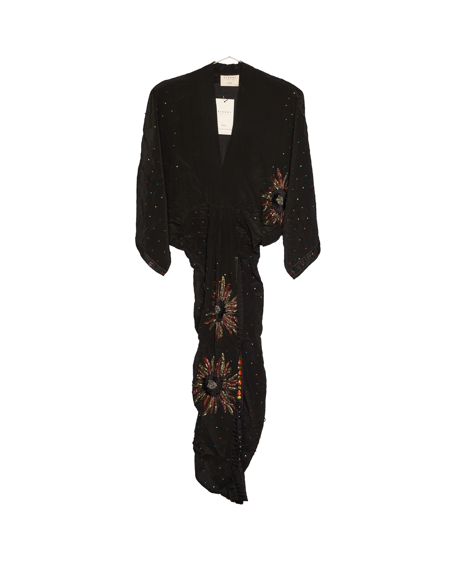 Juno SILK Dress Sparkling Black - No. 16