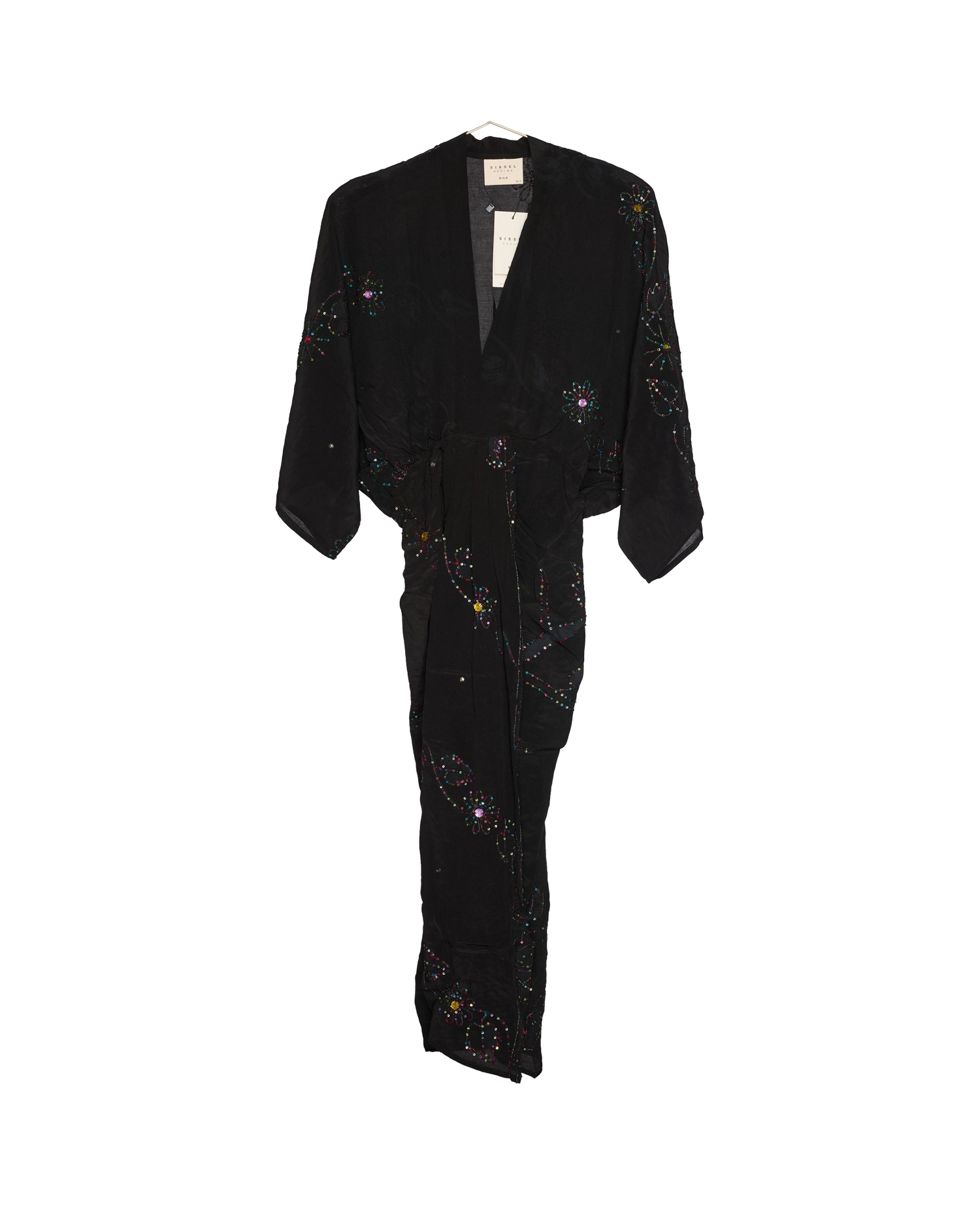 Juno SILK Dress Sparkling Black - No. 19