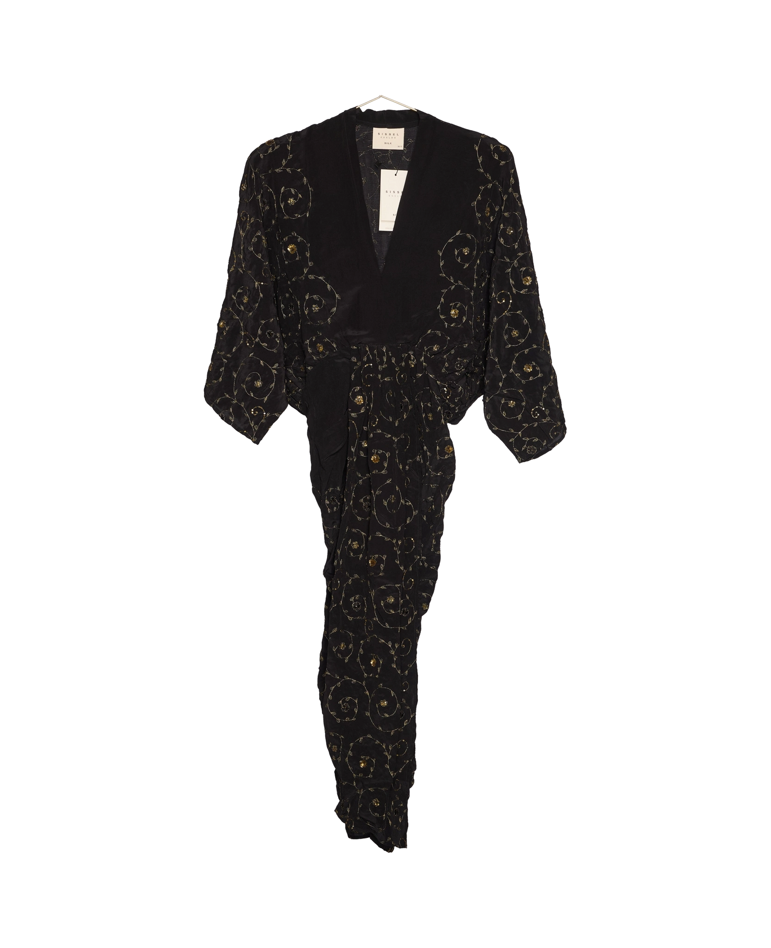 Juno SILK Dress Sparkling Black - No. 23