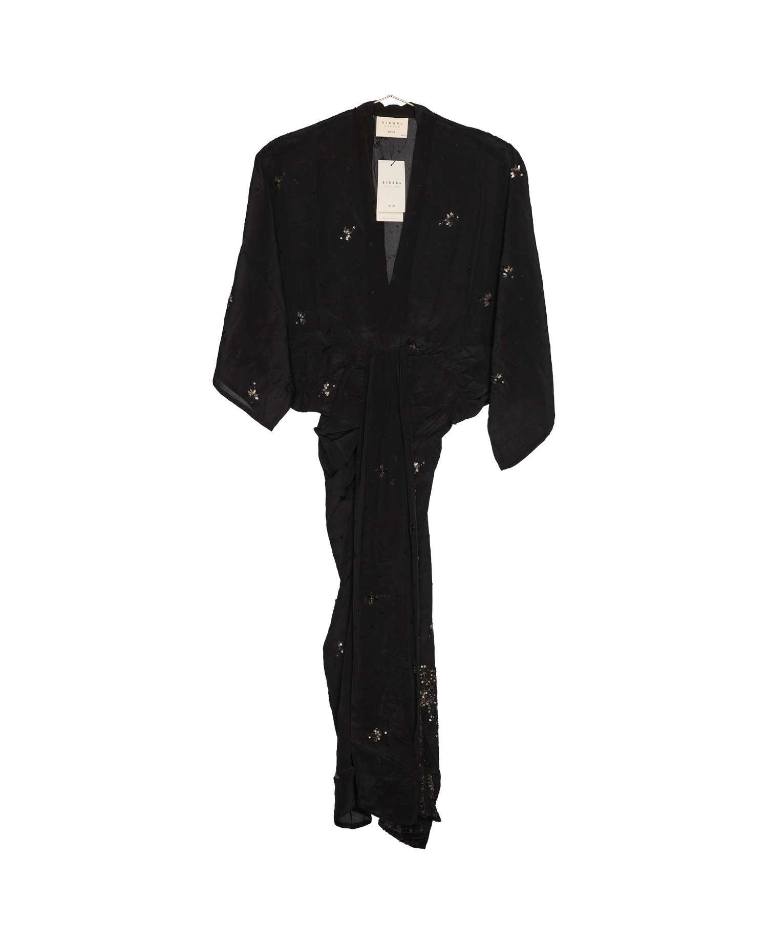 Juno SILK Dress Sparkling Black - No. 24