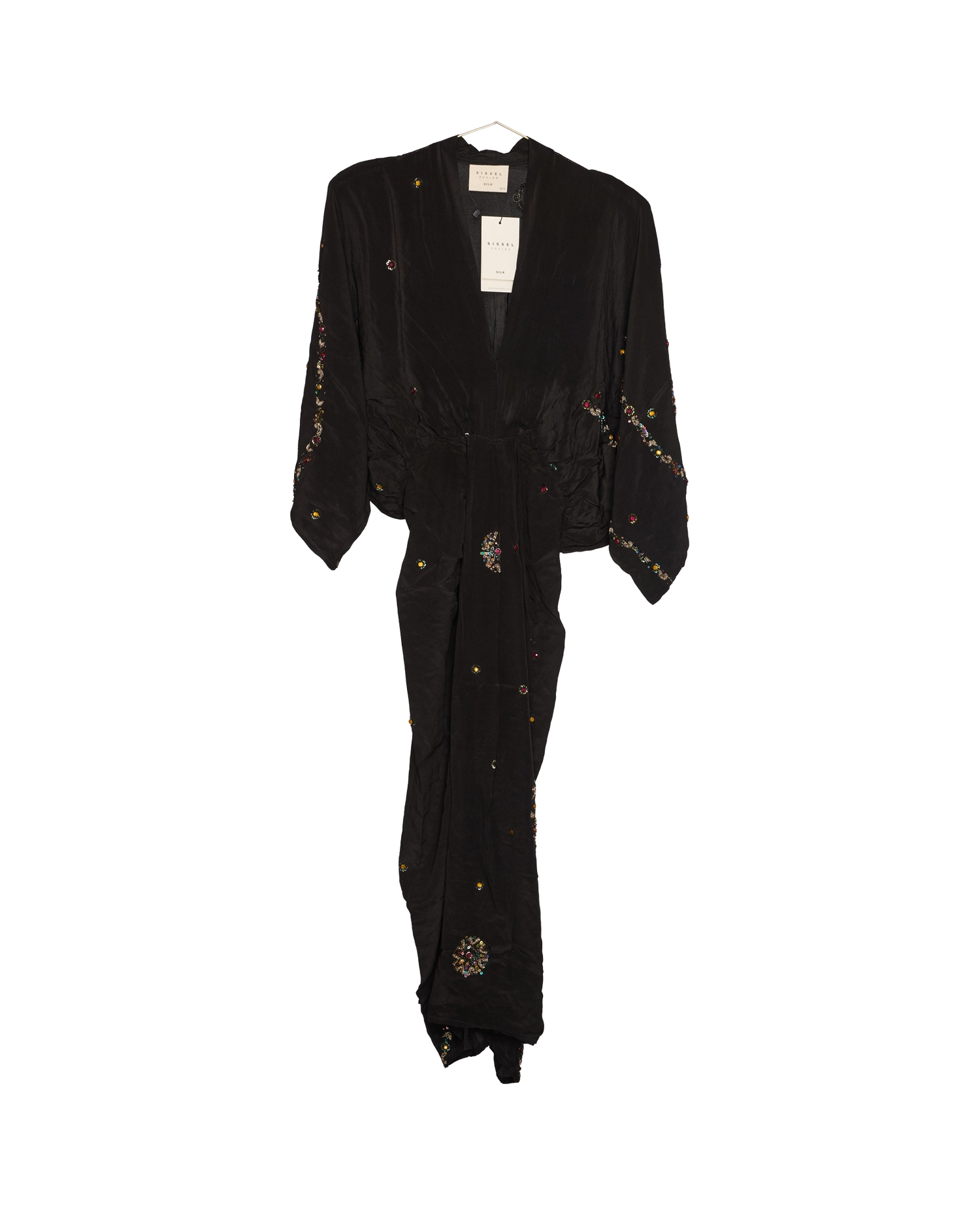 Juno SILK Dress Sparkling Black - No. 26