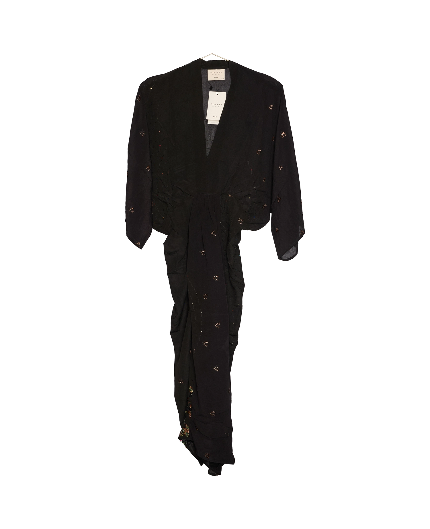 Juno SILK Dress Sparkling Black - No. 29