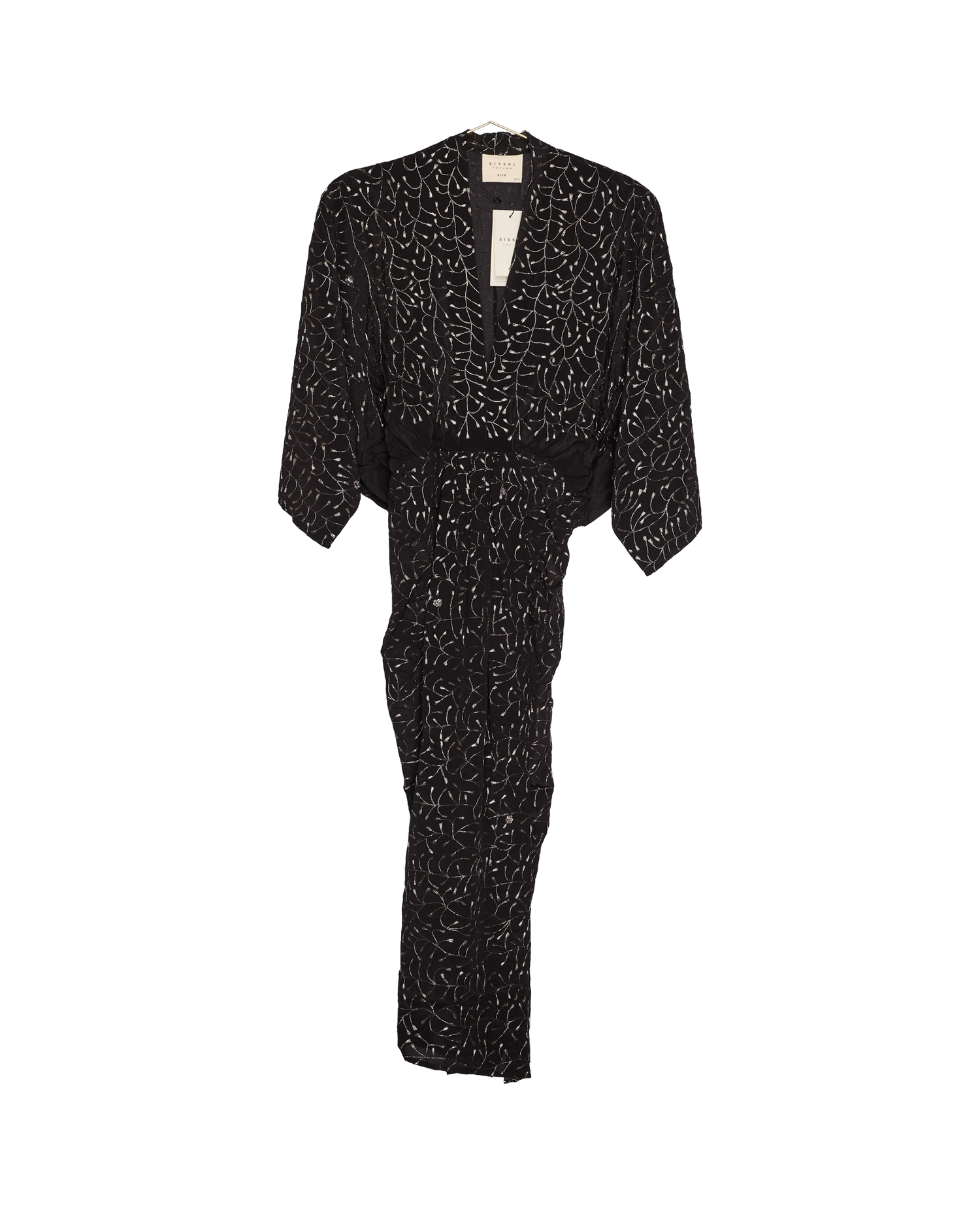 Juno SILK Dress Sparkling Black - No. 30