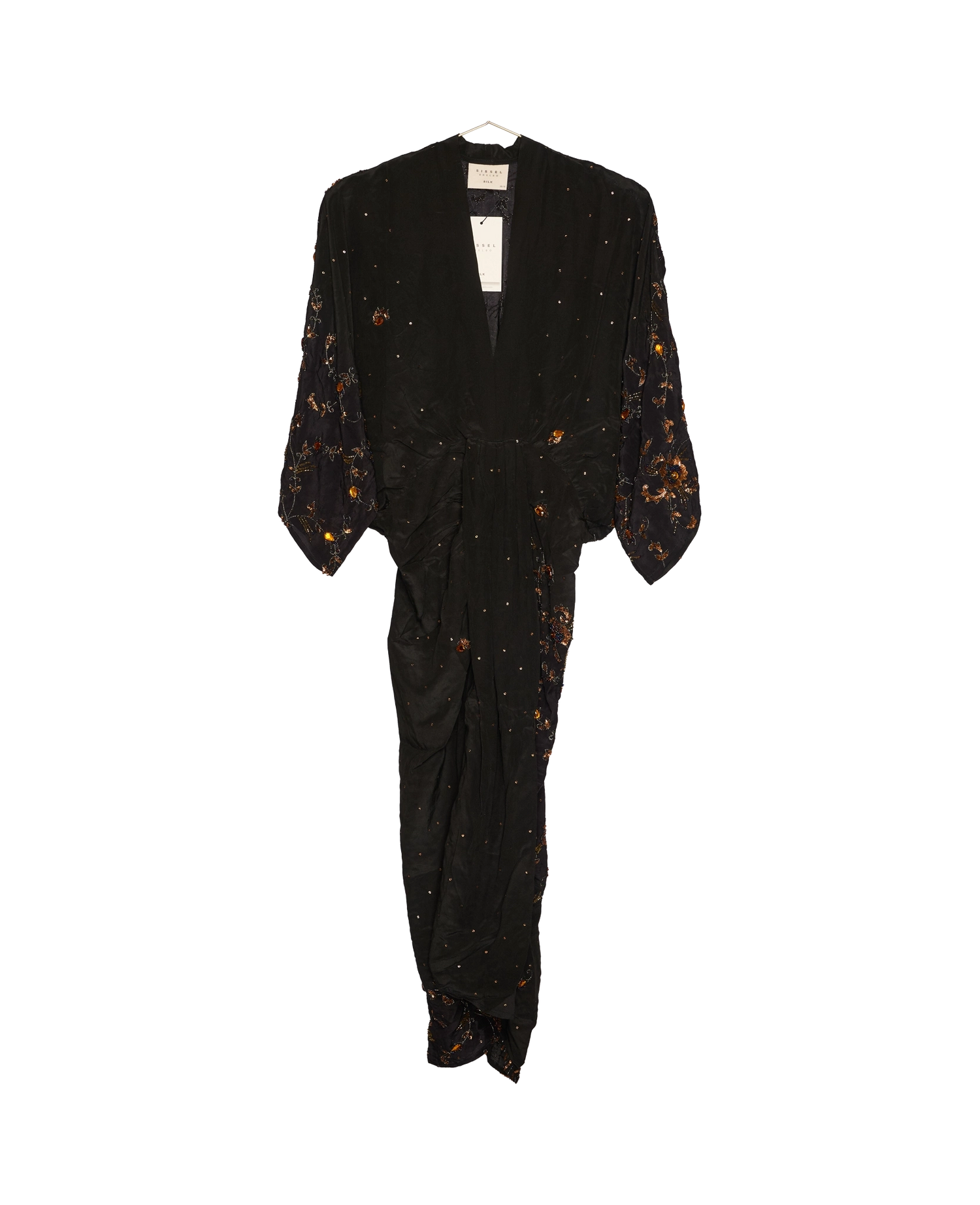 Juno SILK Dress Sparkling Black - No. 31