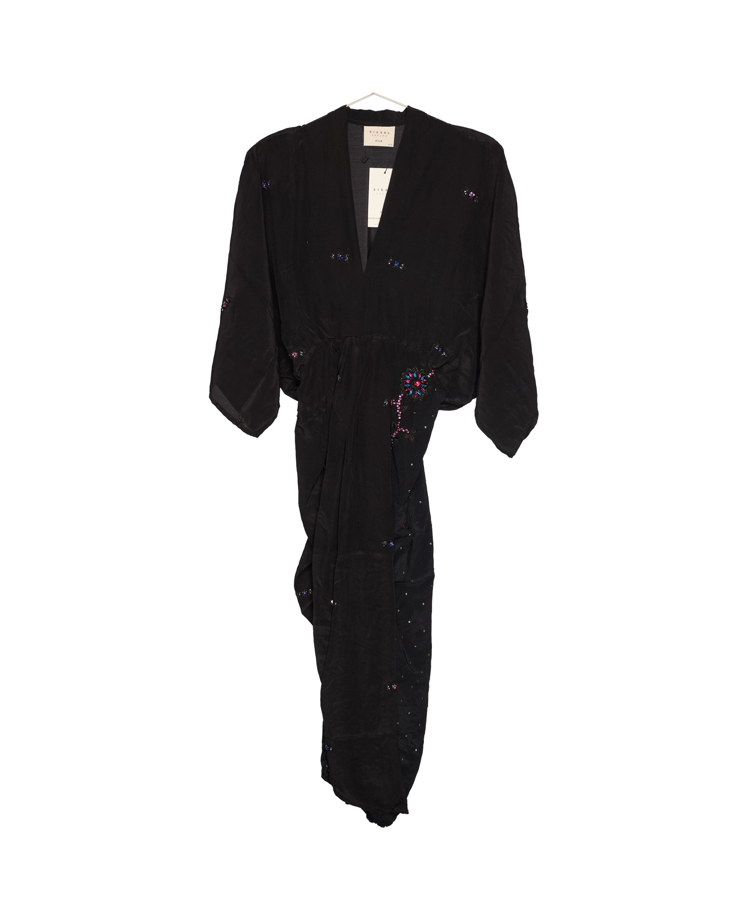 Juno SILK Dress Sparkling Black - No. 32