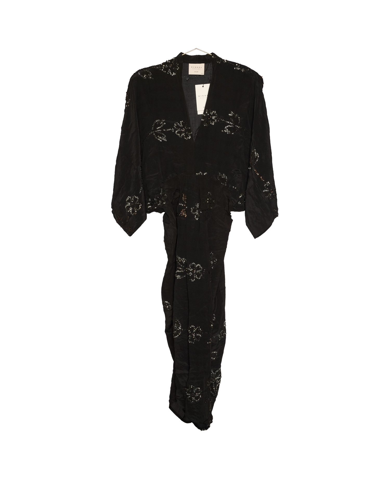 Juno SILK Dress Sparkling Black - No. 43