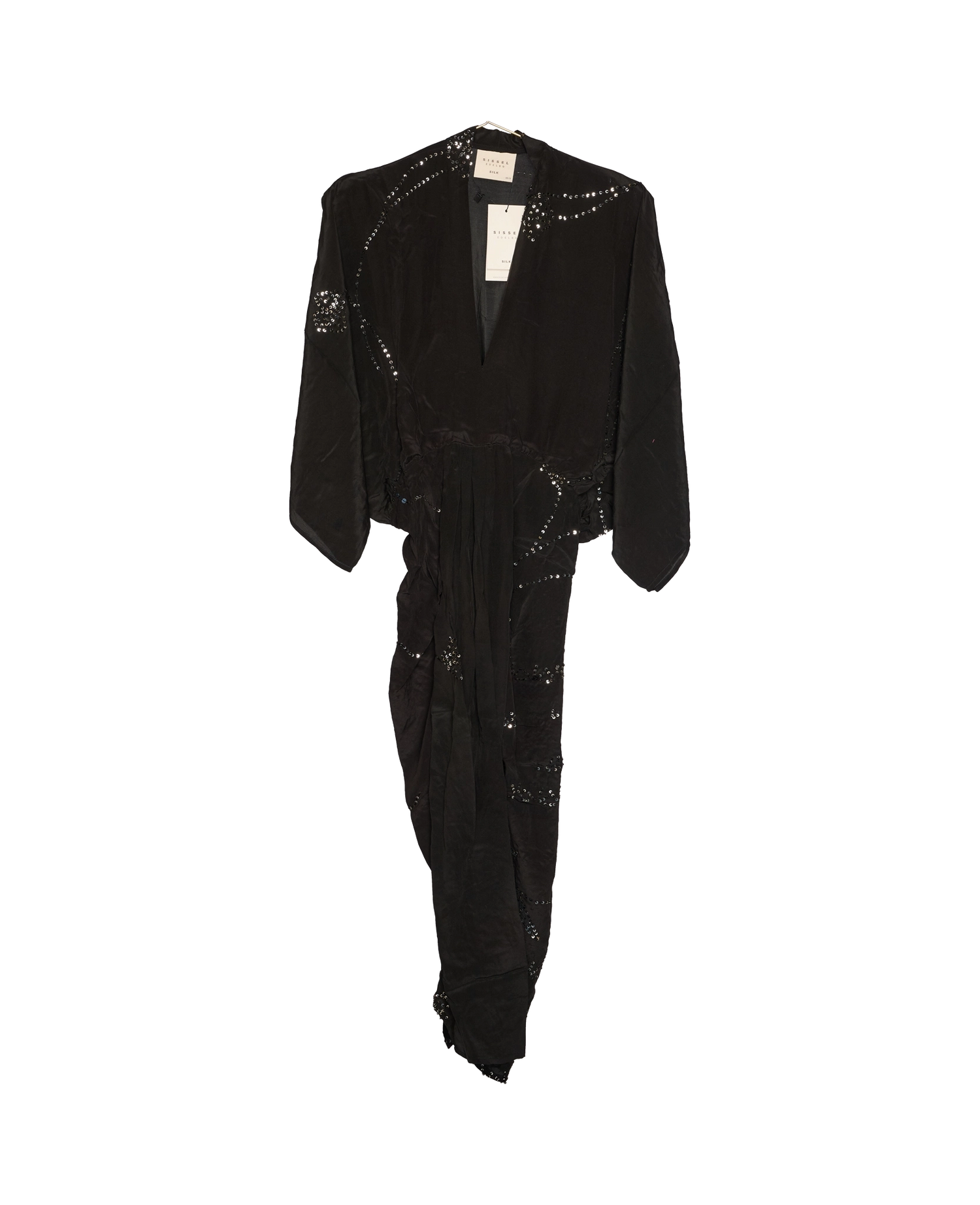 Juno SILK Dress Sparkling Black - No. 44