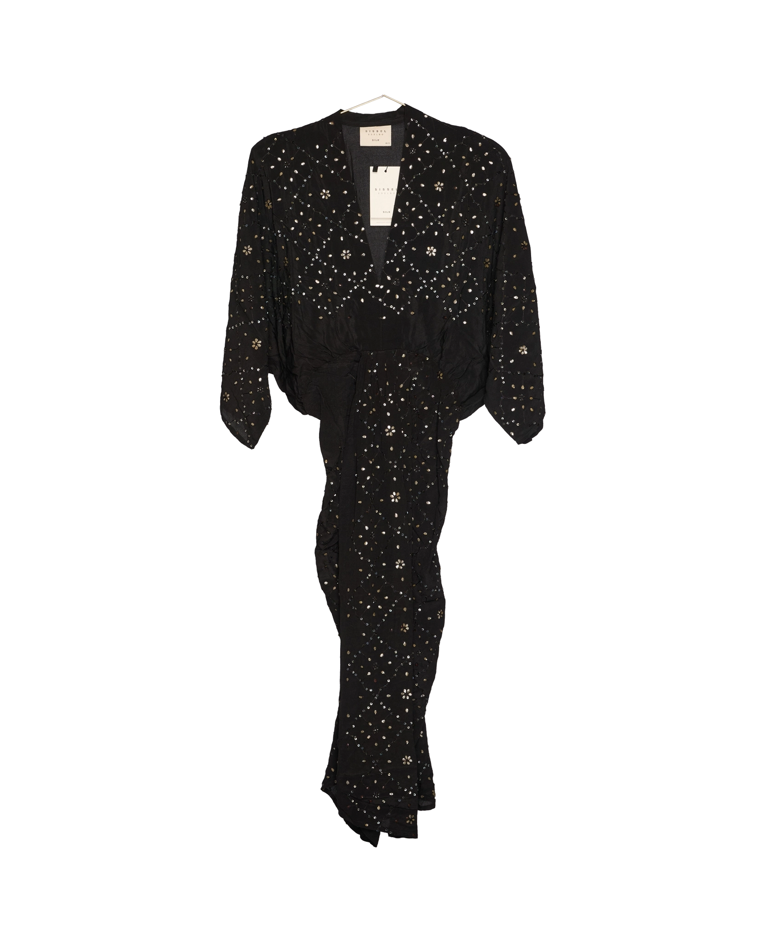 Juno SILK Dress Sparkling Black - No. 50