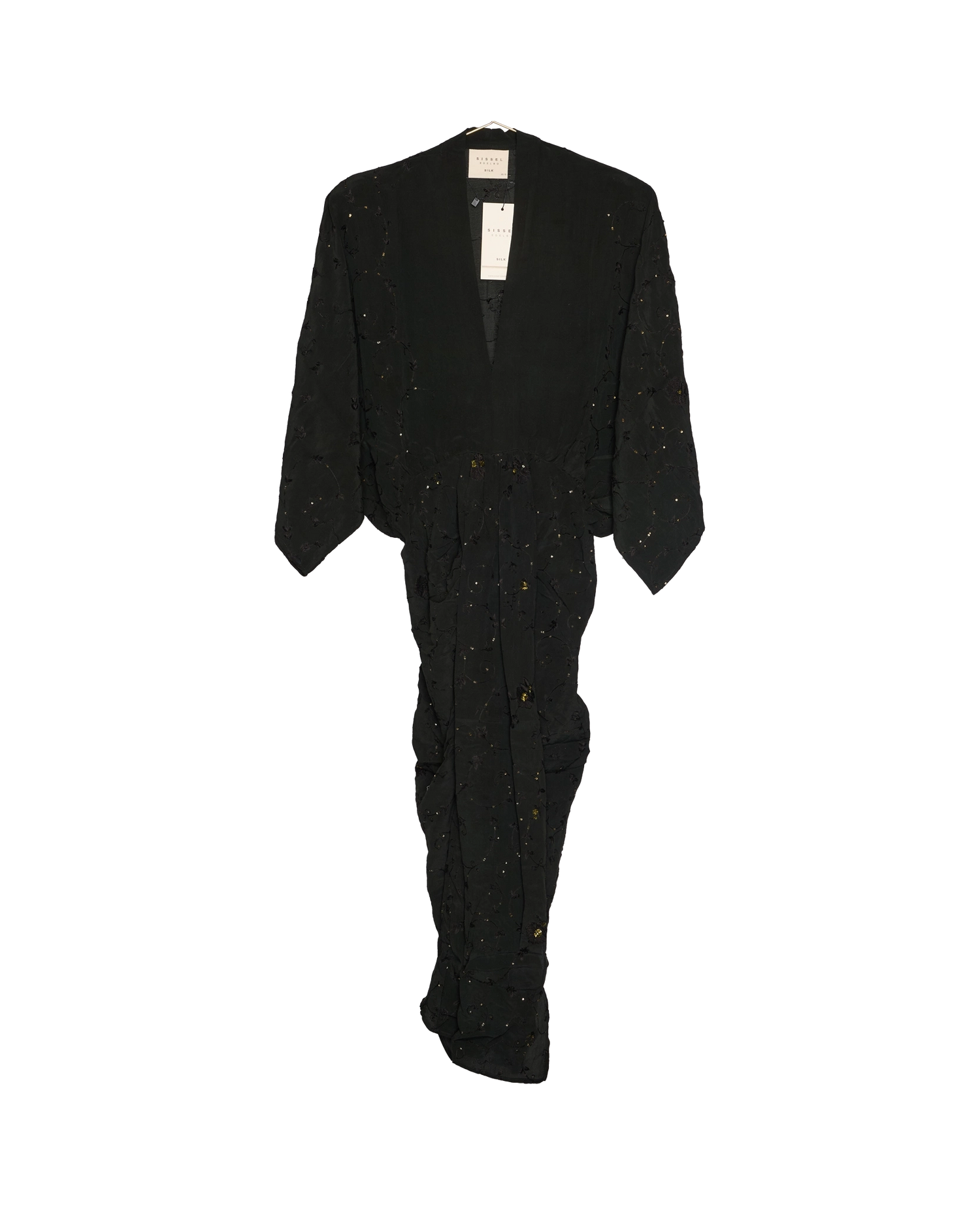 Juno SILK Dress Sparkling Black - No. 54