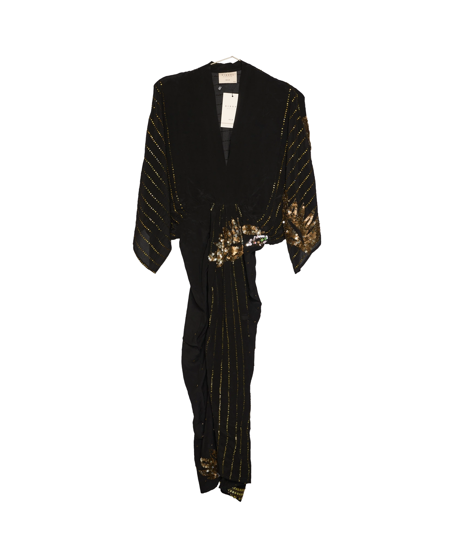 Juno SILK Dress Sparkling Black - No. 58