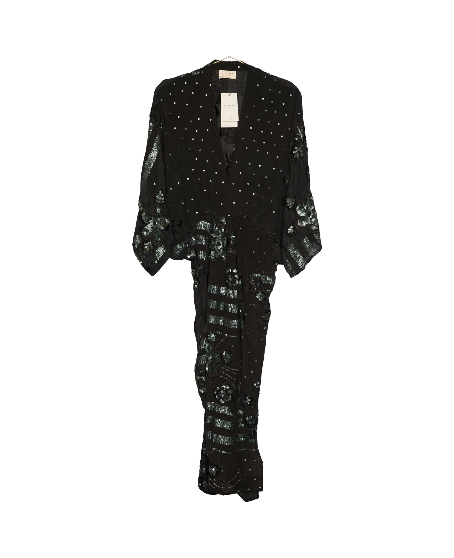 Juno SILK Dress Sparkling Black - No. 68