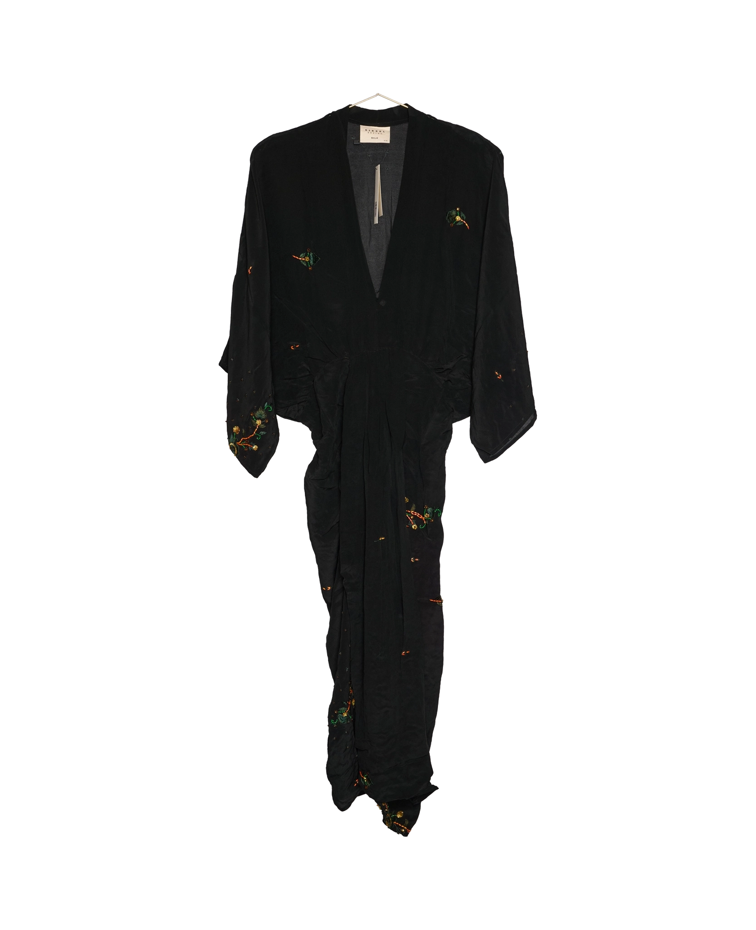 Juno SILK Dress Sparkling Black - No. 75