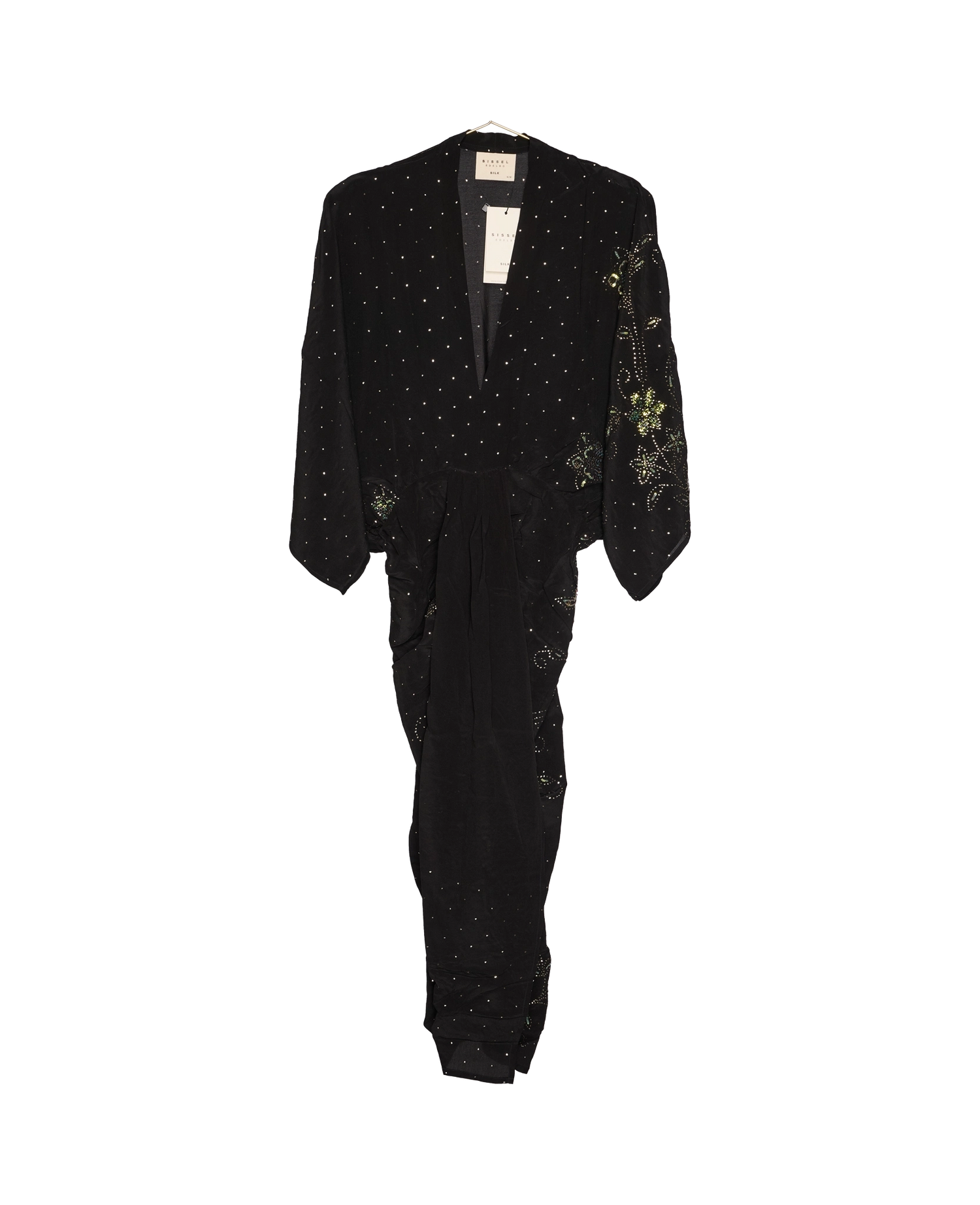 Juno SILK Dress Sparkling Black - No. 89