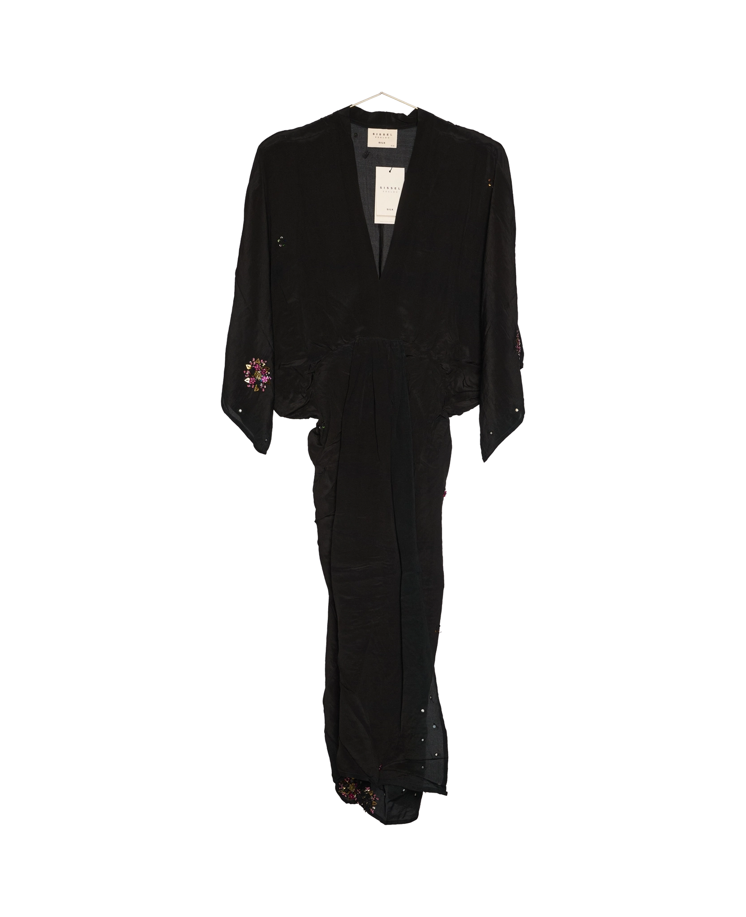 Juno SILK Dress Sparkling Black - No. 93