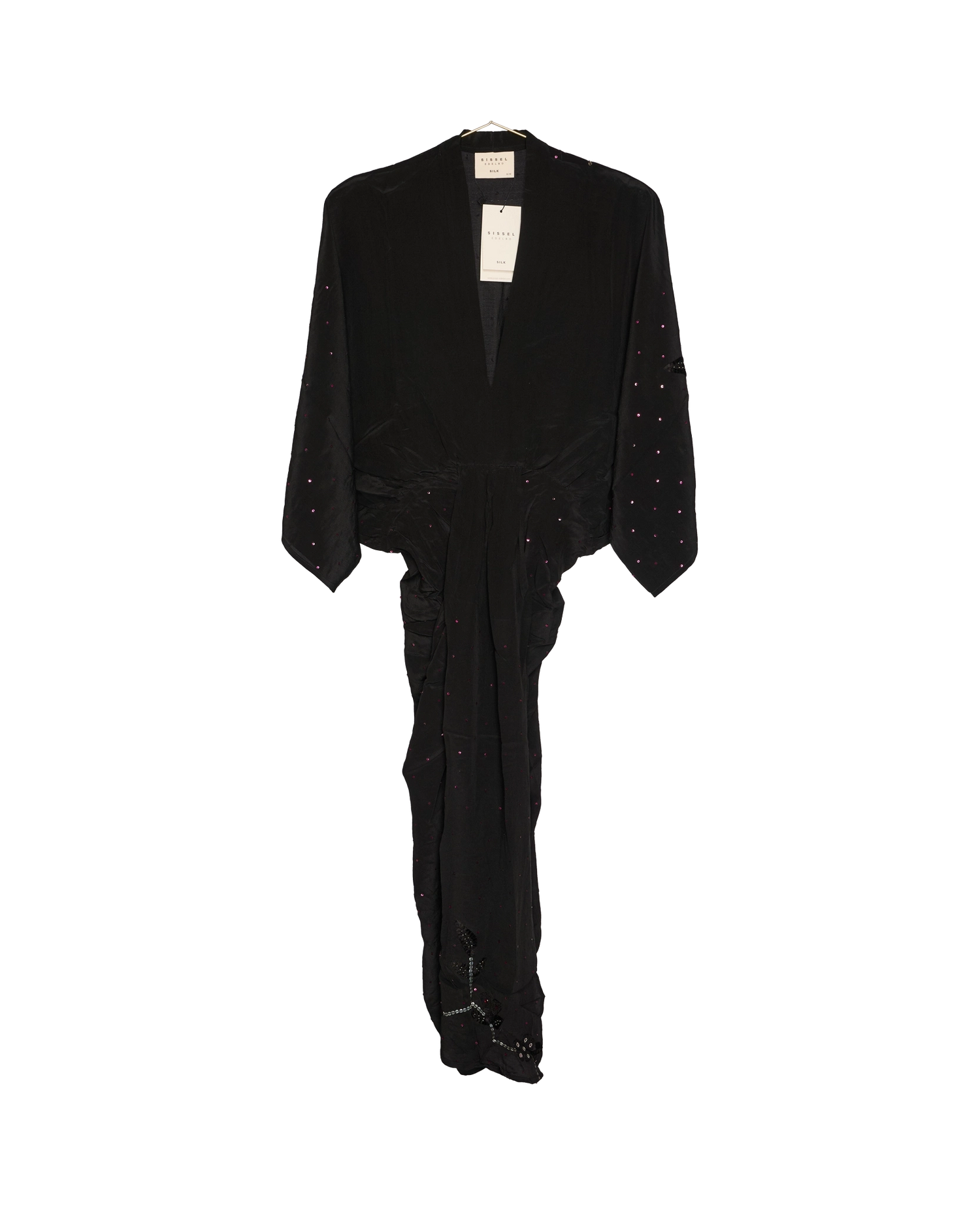 Juno SILK Dress Sparkling Black - No. 95