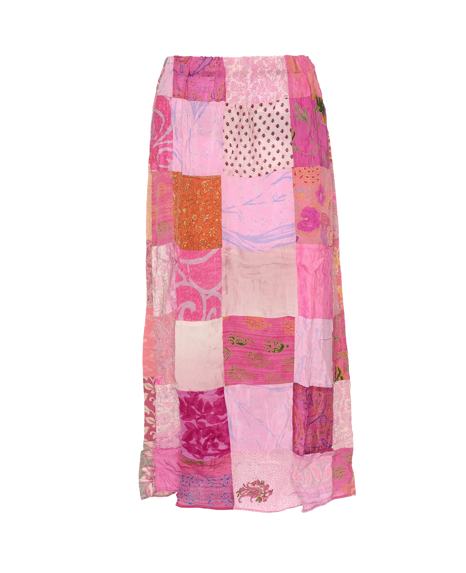 Maddie SILK Patchwork Skirt - No. 107