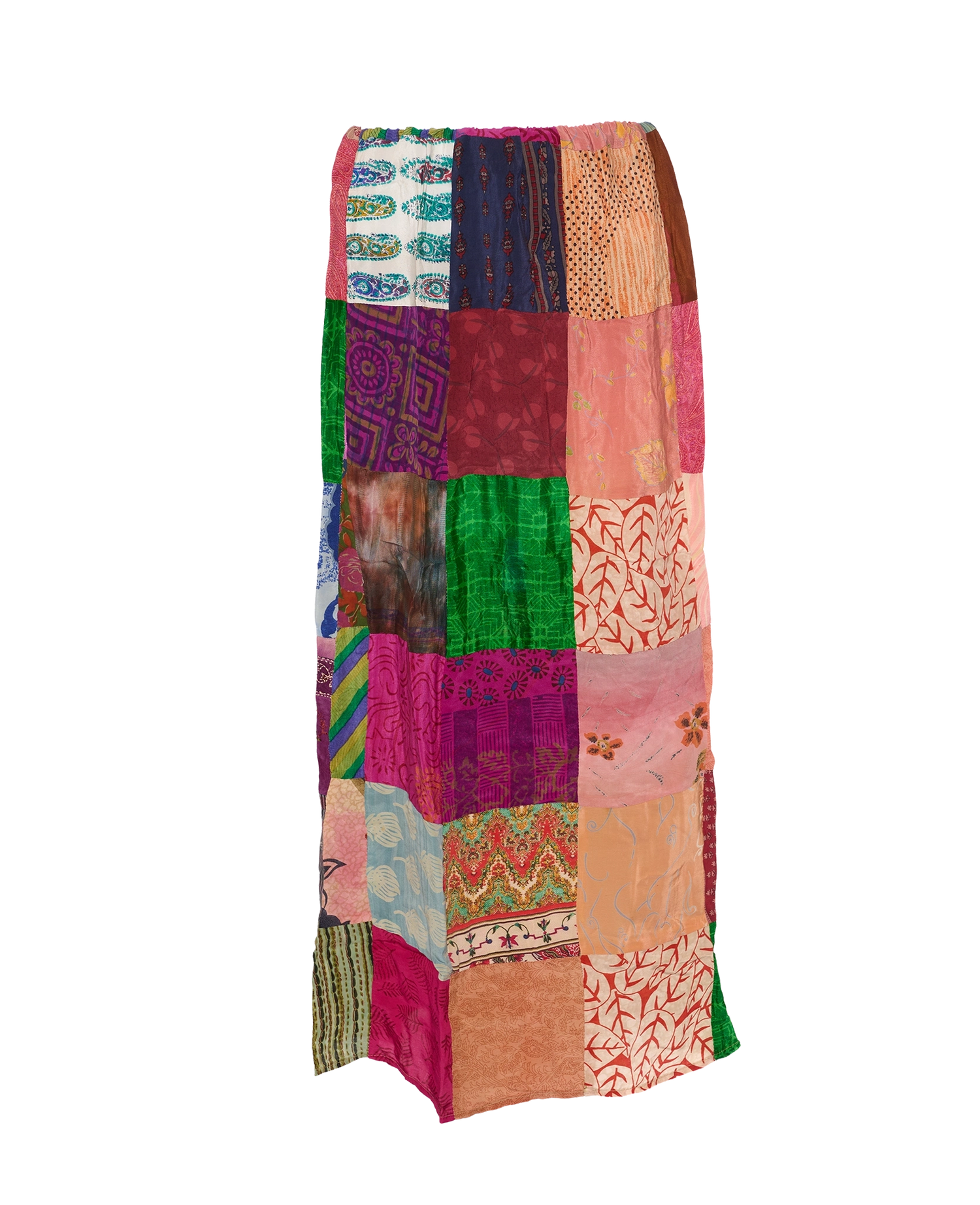 Maddie SILK Patchwork Skirt - No. 108