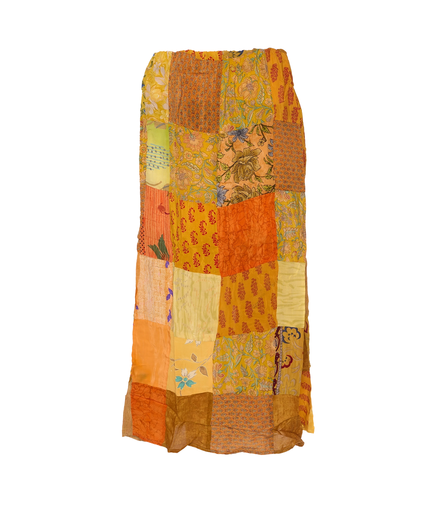 Maddie SILK Patchwork Skirt - No. 109