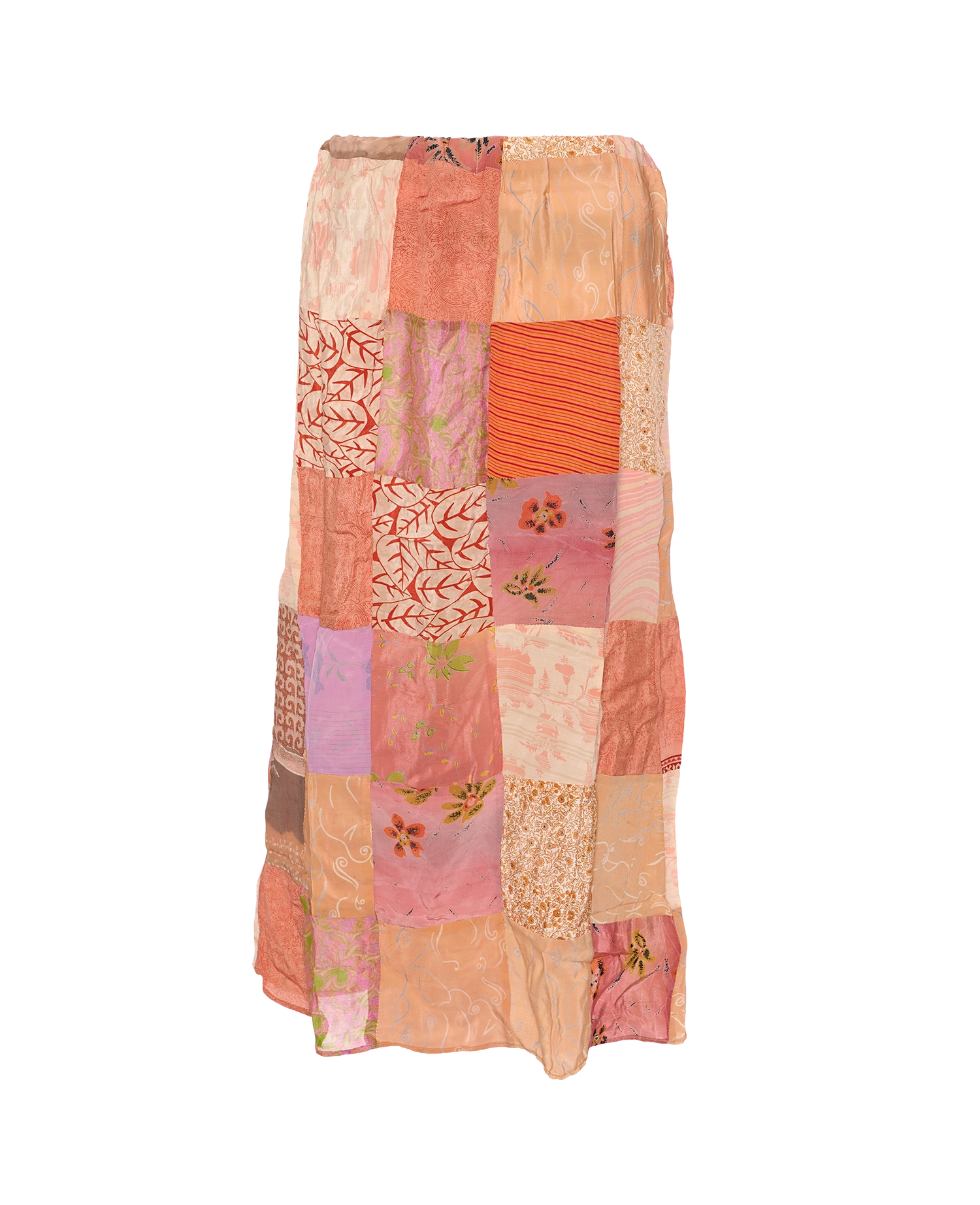 Maddie SILK Patchwork Skirt - No. 132