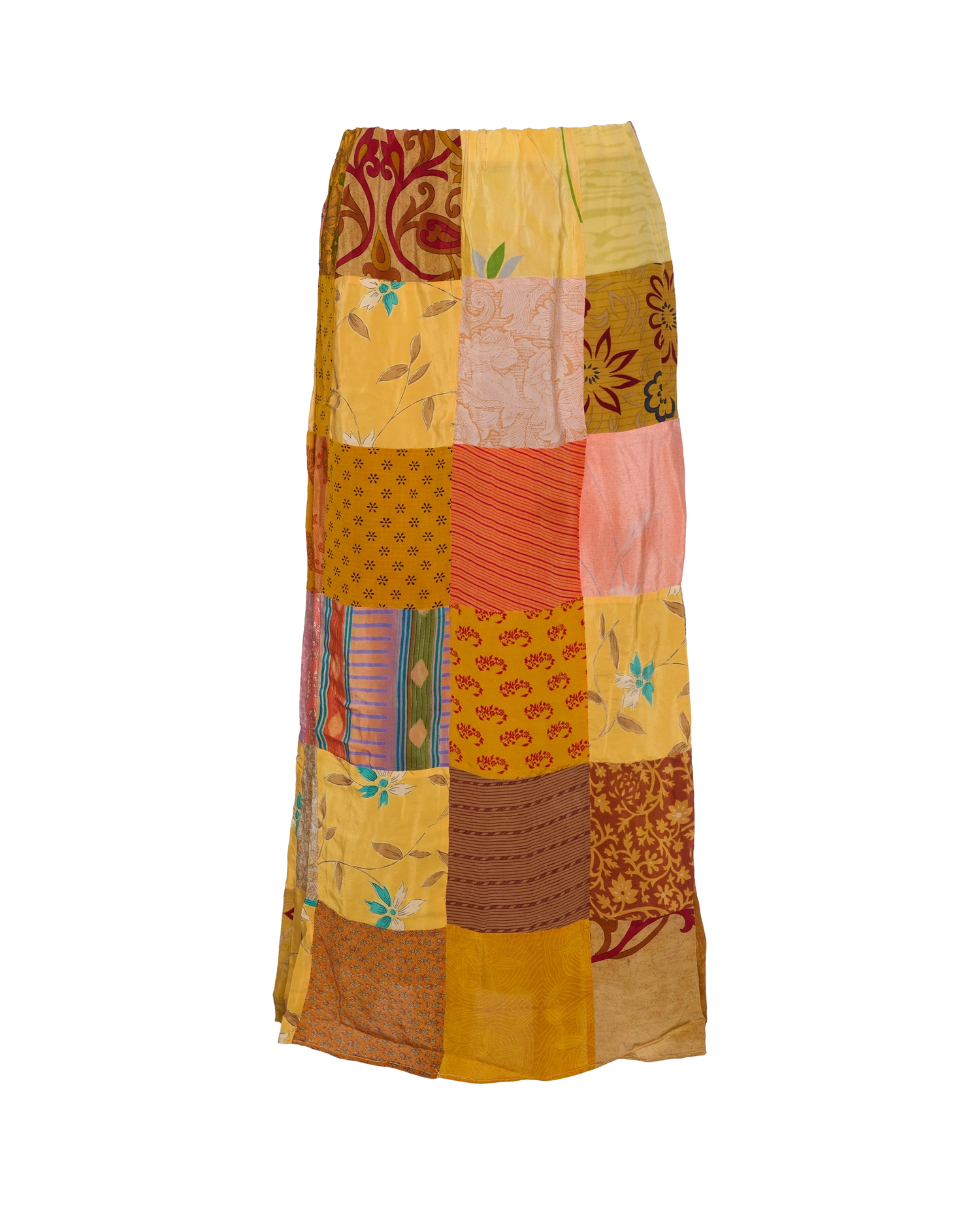 Maddie SILK Patchwork Skirt - No. 18
