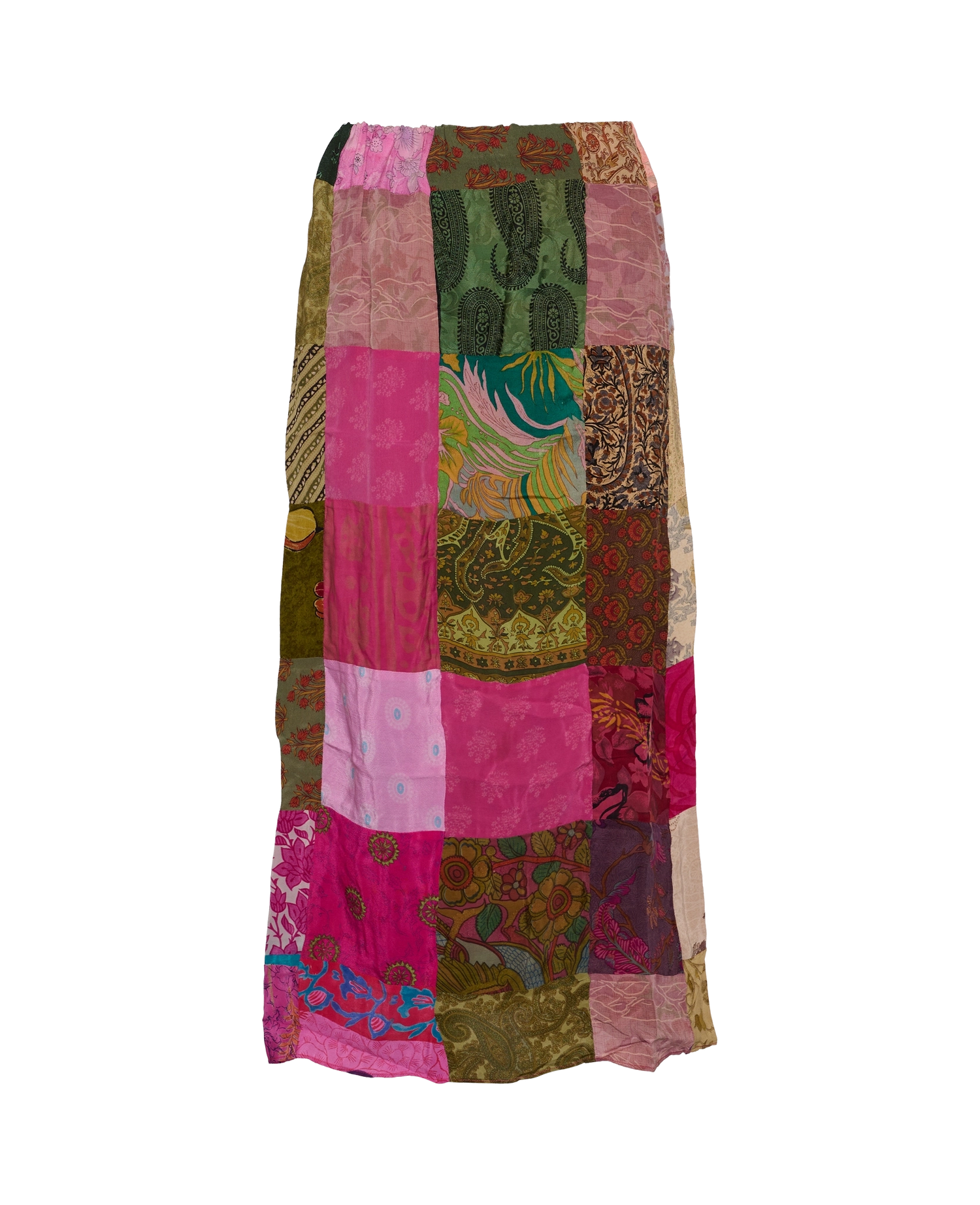 Maddie SILK Patchwork Skirt - No. 23