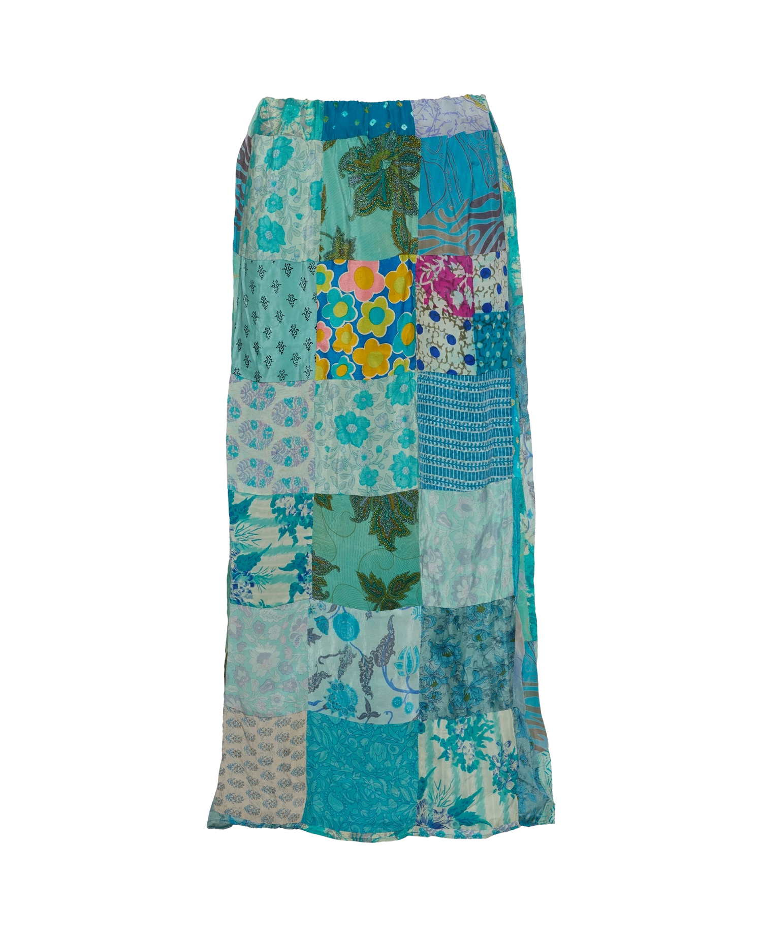 Maddie SILK Patchwork Skirt - No. 27