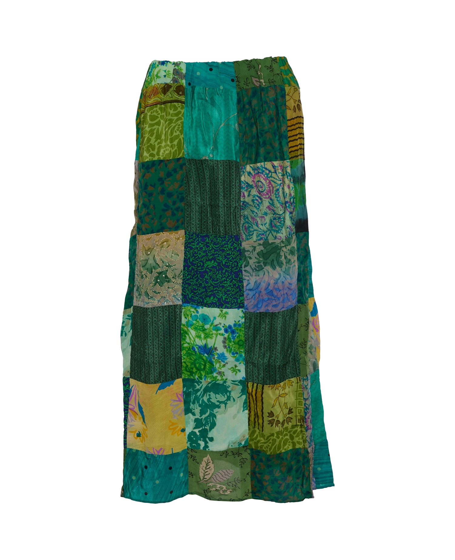 Maddie SILK Patchwork Skirt - No. 29